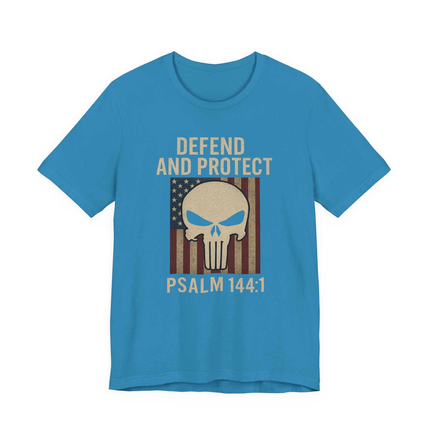 Defend and Protect Bible Verse Psalm 144:1 T-Shirt