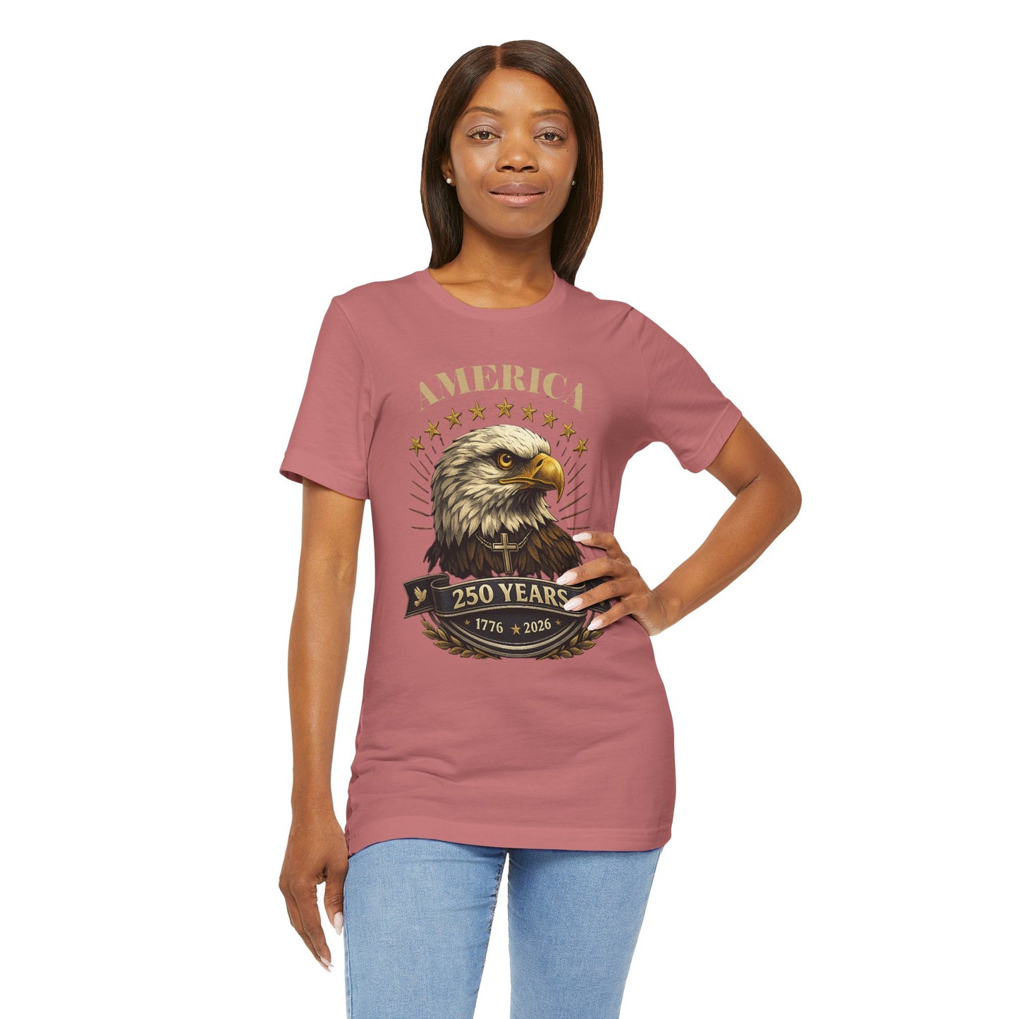 America 250th Anniversary Eagle T-Shirt — 1776–2026 Patriotic Tee