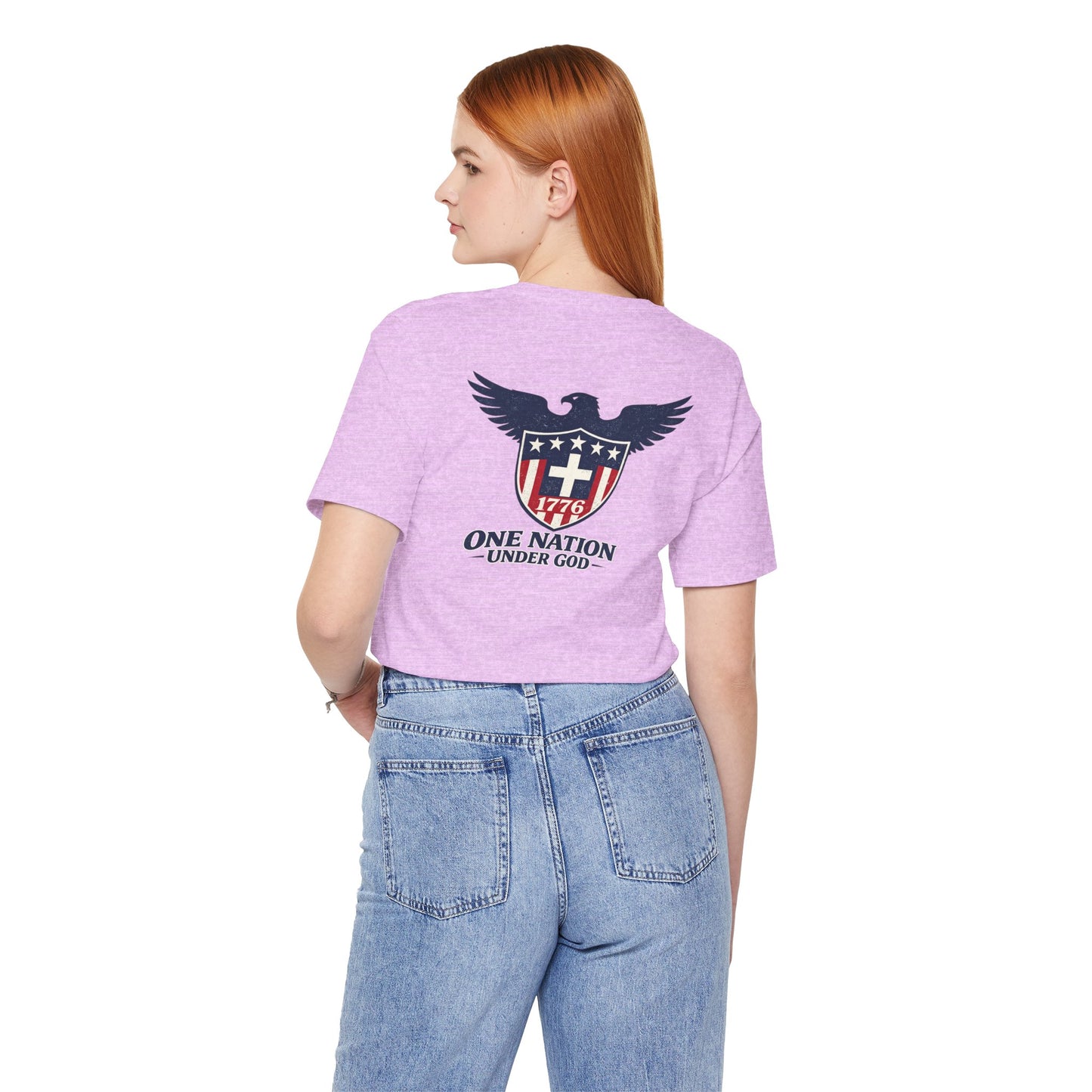 Patriotic Eagle 1776 T-Shirt — One Nation Under God Tee