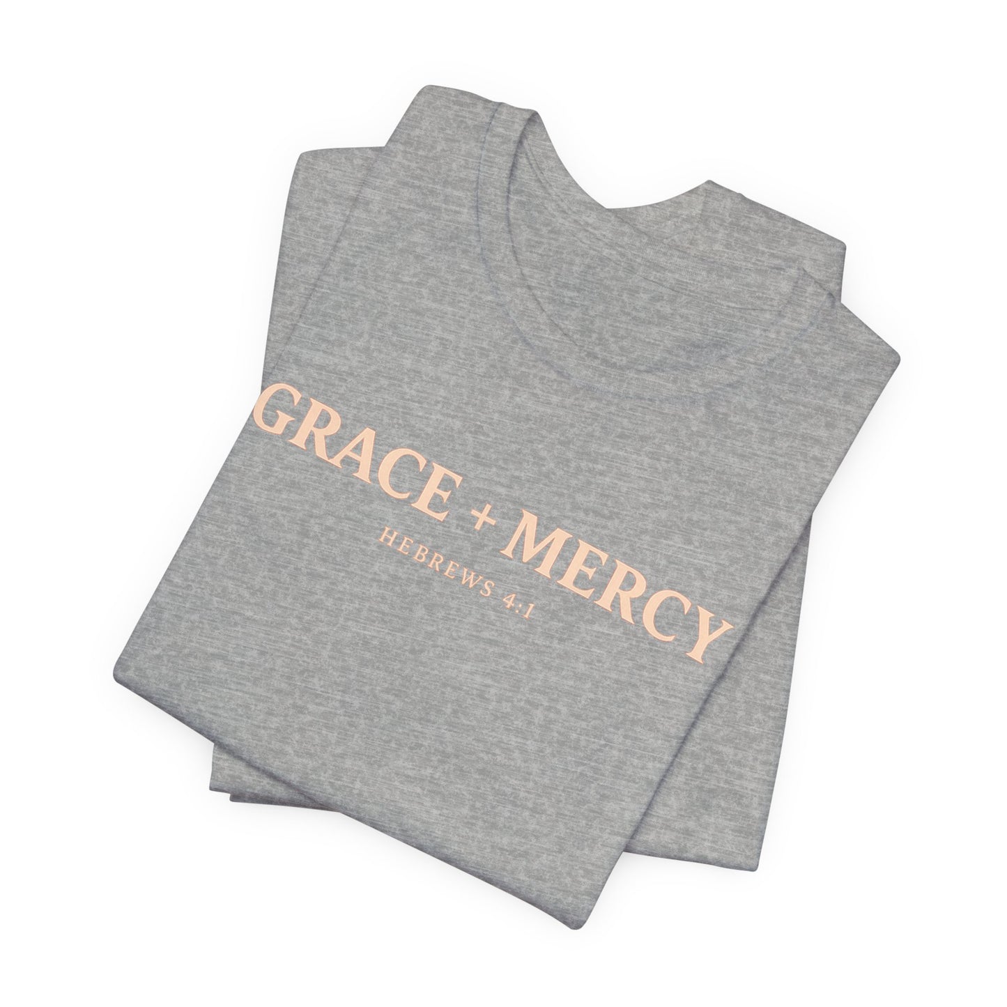 Grace + Mercy Graphic T-Shirt — Faith-Inspired Christian Tee
