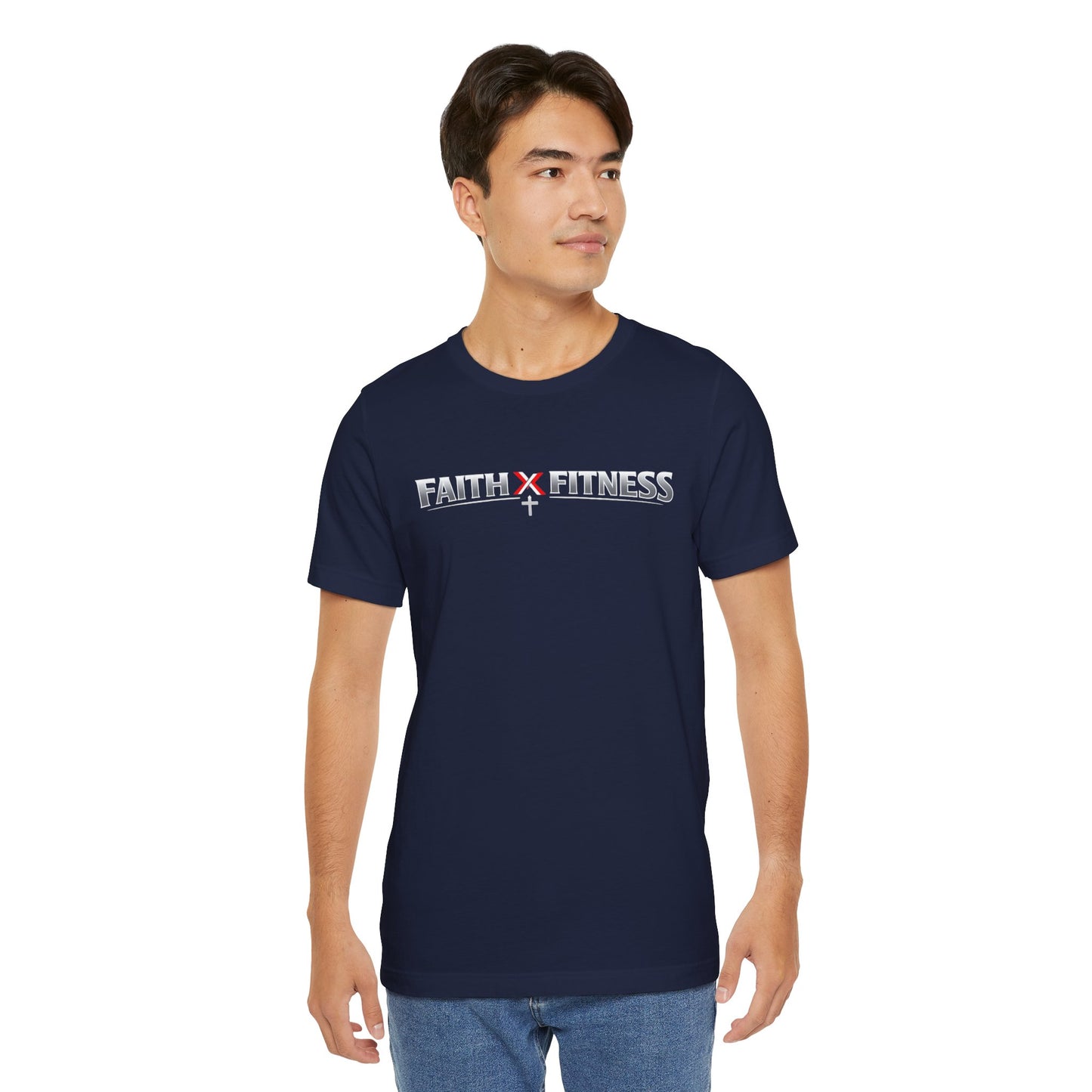 Faith x Fitness T-Shirt — Inspirational Workout Tee