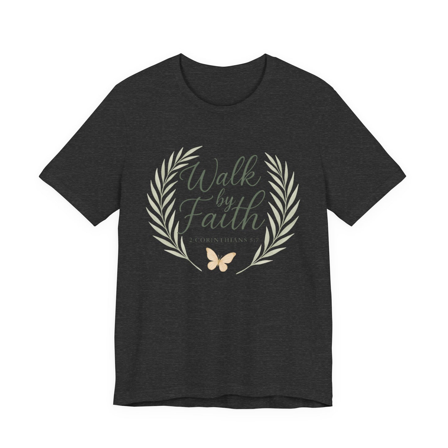 Walk by Faith T-Shirt — Inspirational Christian Tee (2 Corinthians)