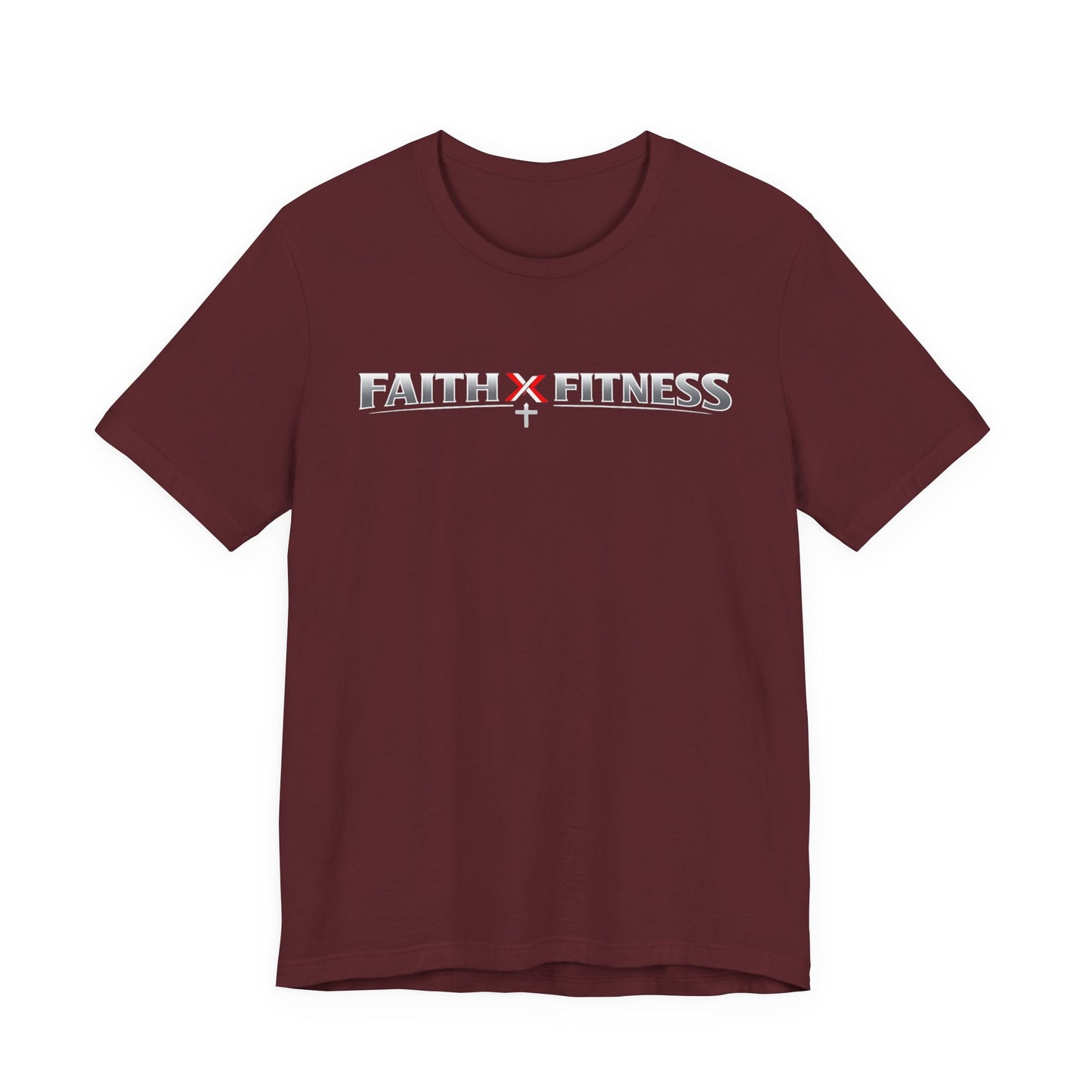 Faith x Fitness T-Shirt — Inspirational Workout Tee