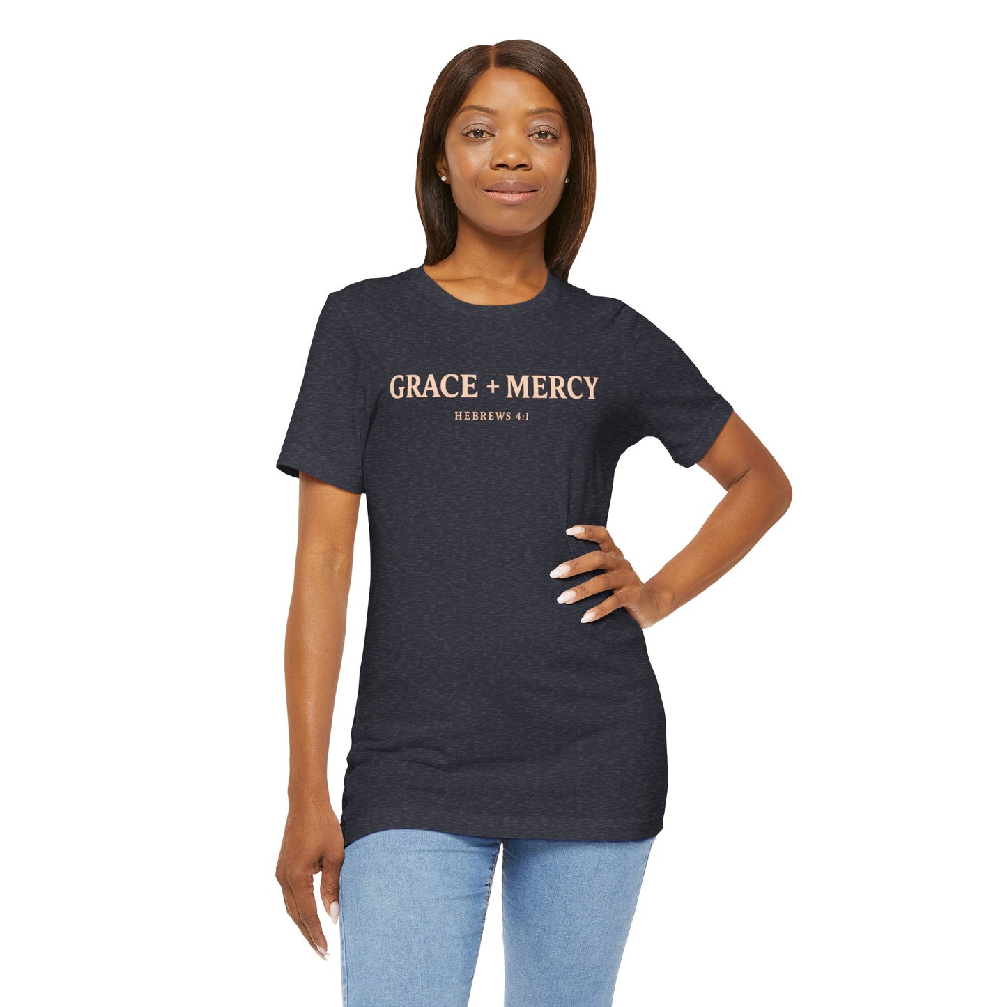 Grace + Mercy Graphic T-Shirt — Faith-Inspired Christian Tee