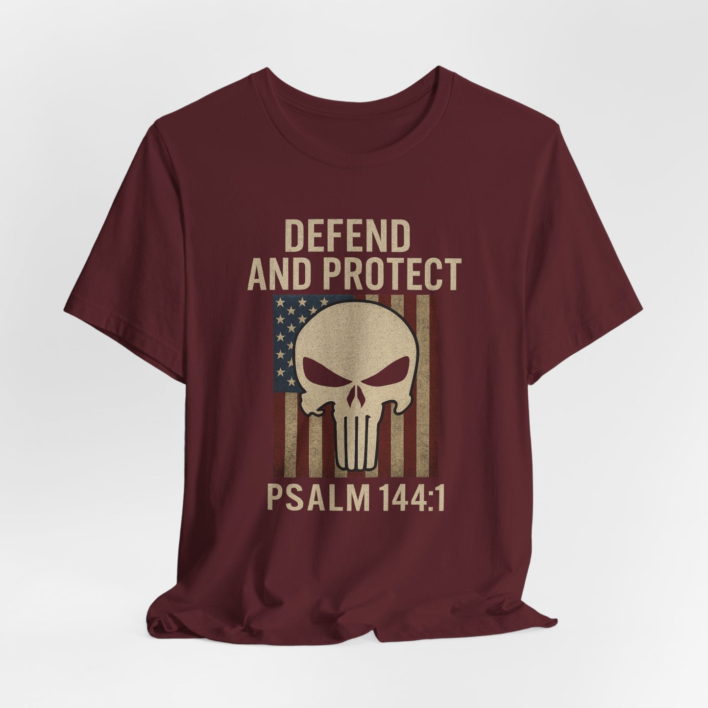 Defend and Protect Bible Verse Psalm 144:1 T-Shirt