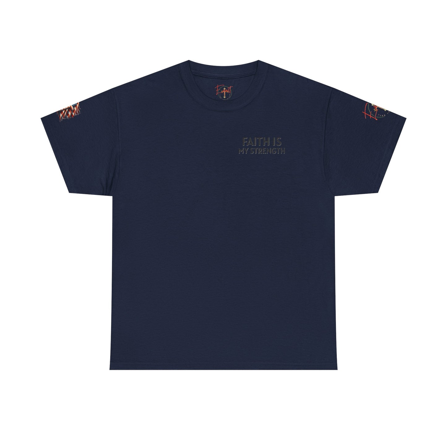 Christian Tee - Philippians 4:13 'Faith Is My Strength' (Copy)