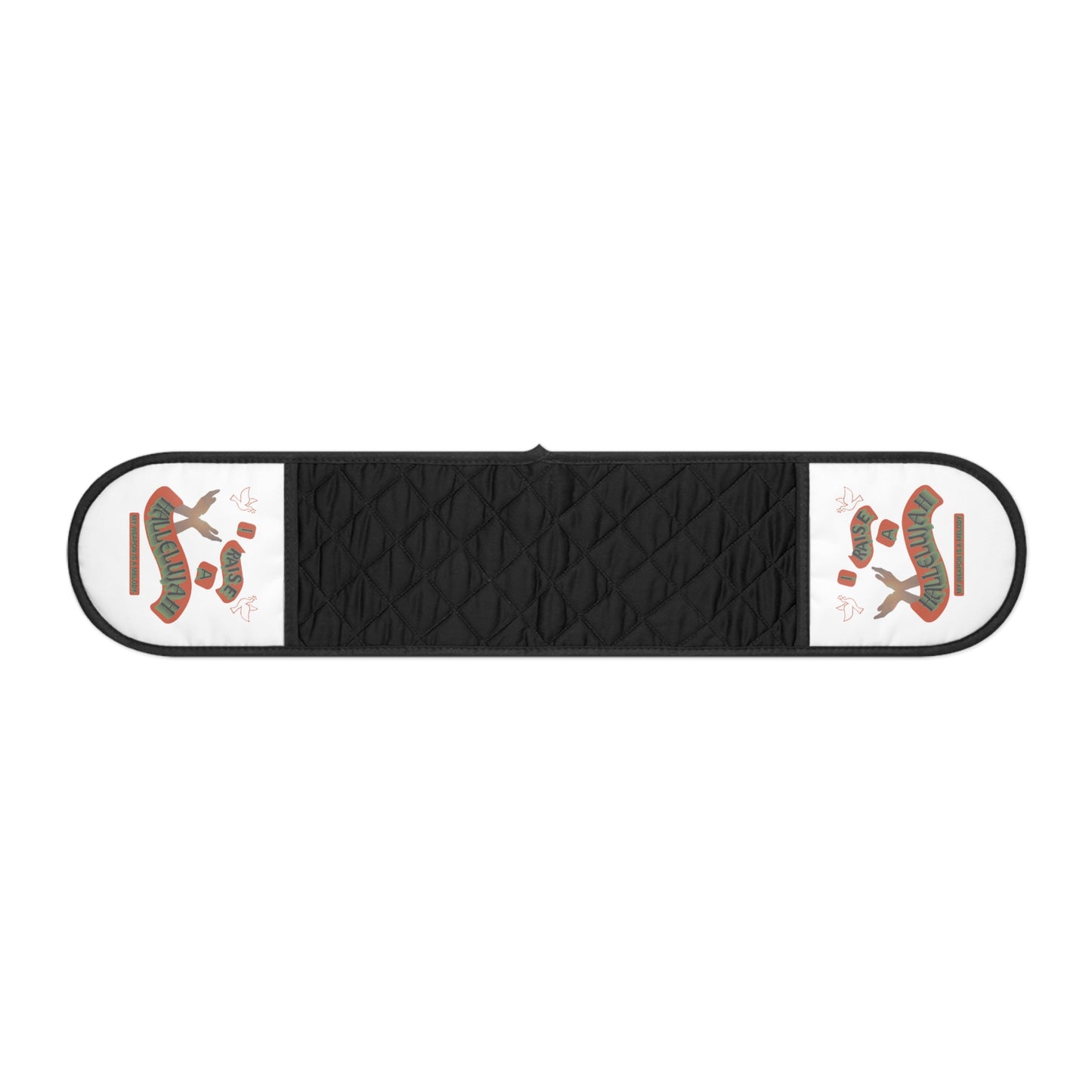 Oven Mitts - I Raise A Hallelujah Design
