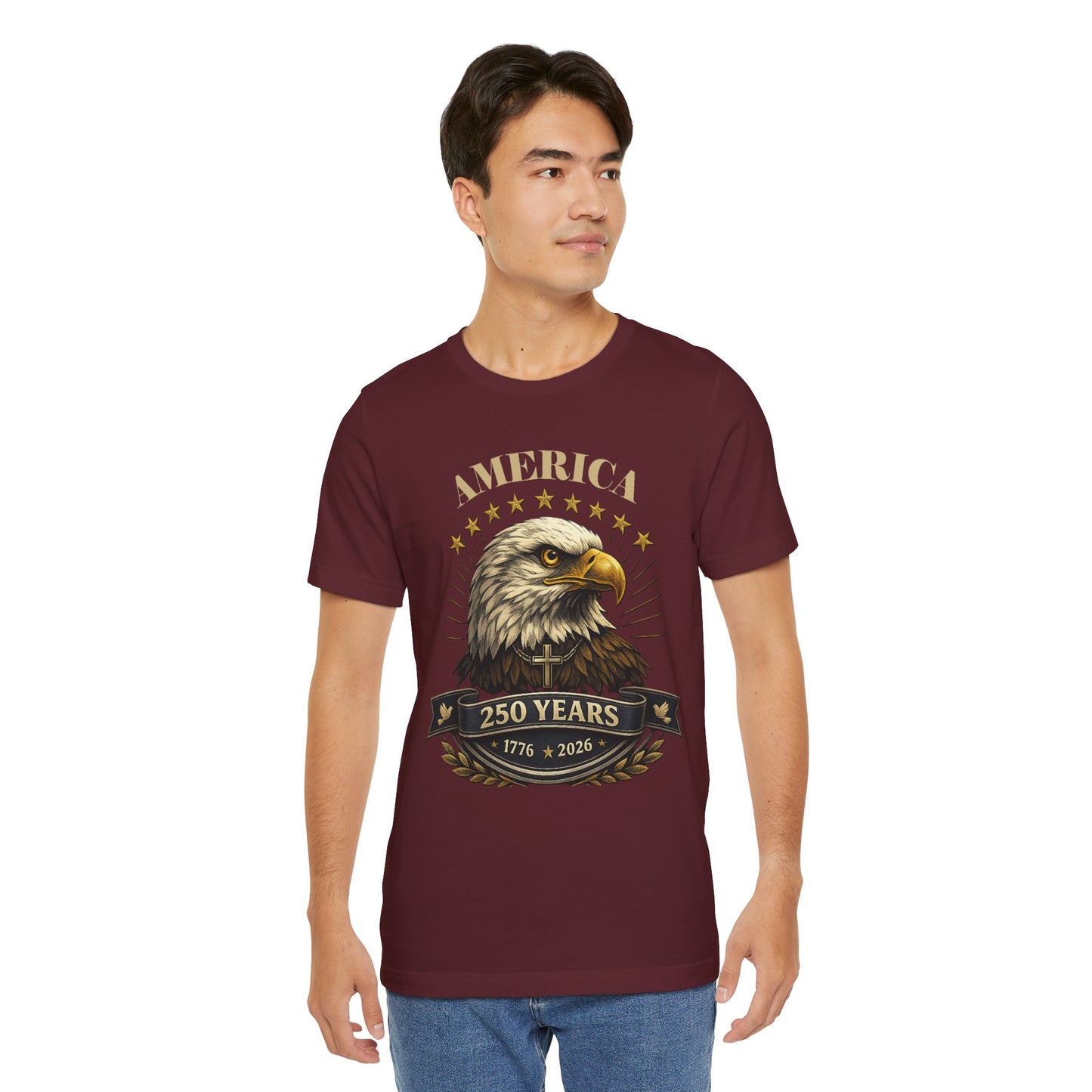America 250th Anniversary Eagle T-Shirt — 1776–2026 Patriotic Tee