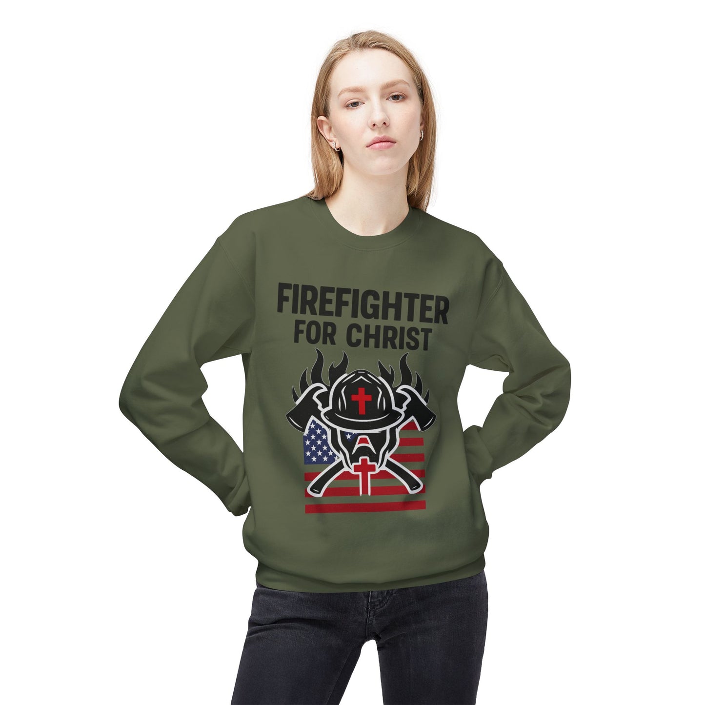 Sweatshirt FIREFIGHTER FOR CHRIST