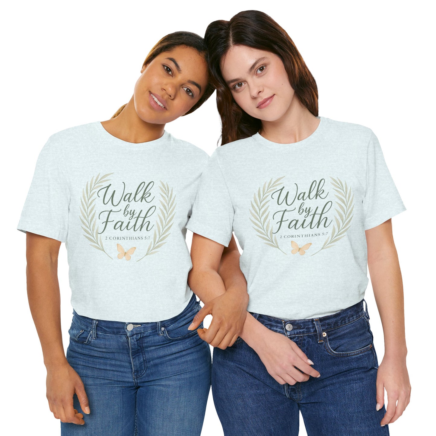 Walk by Faith T-Shirt — Inspirational Christian Tee (2 Corinthians)
