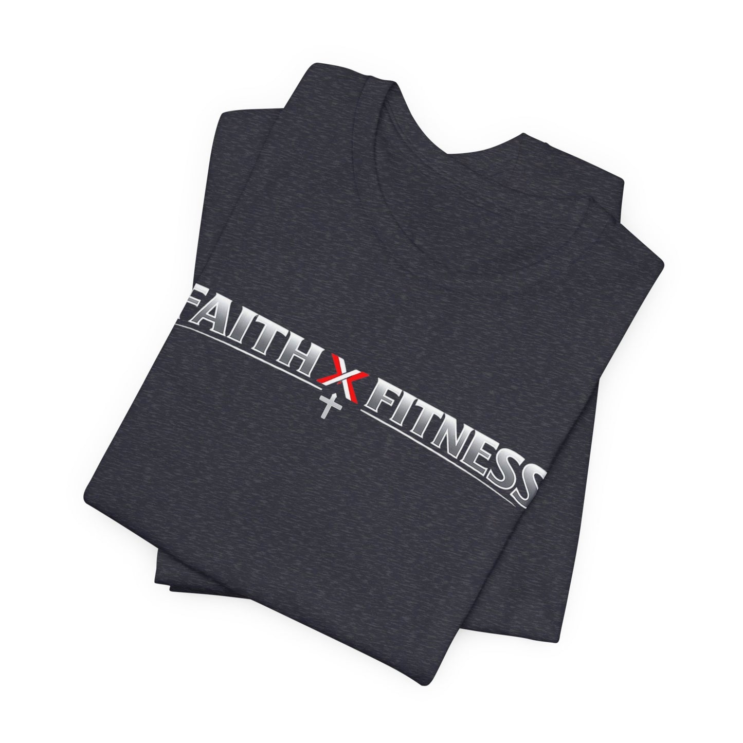 Faith x Fitness T-Shirt — Inspirational Workout Tee