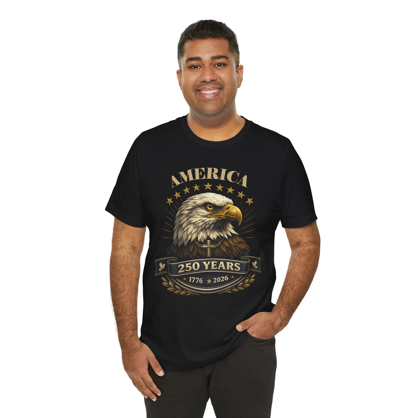 America 250th Anniversary Eagle T-Shirt — 1776–2026 Patriotic Tee