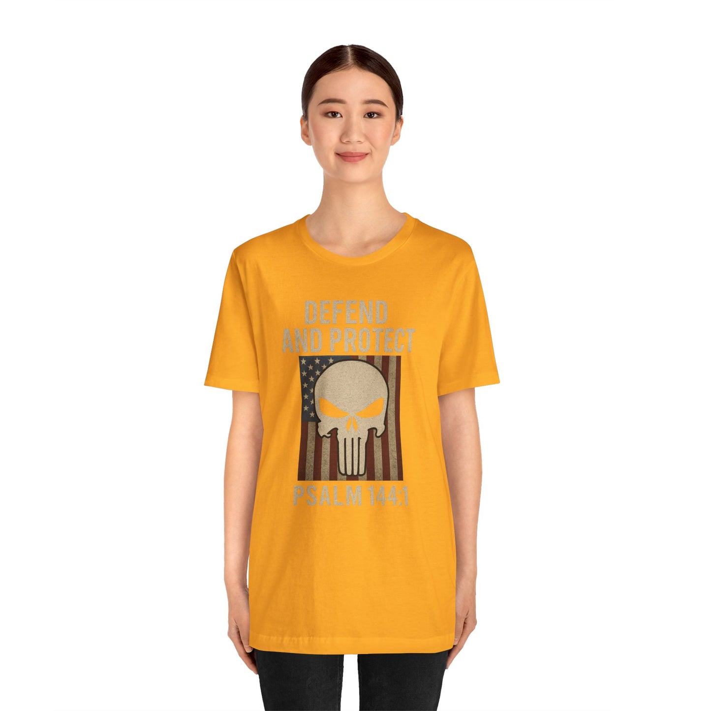 Defend and Protect Bible Verse Psalm 144:1 T-Shirt