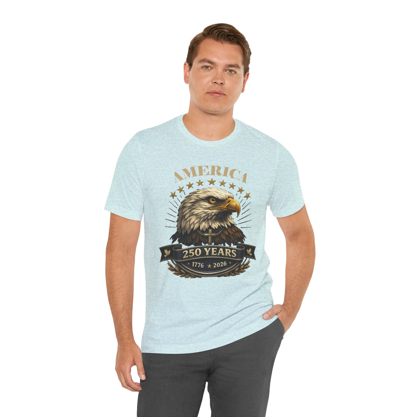 America 250th Anniversary Eagle T-Shirt — 1776–2026 Patriotic Tee