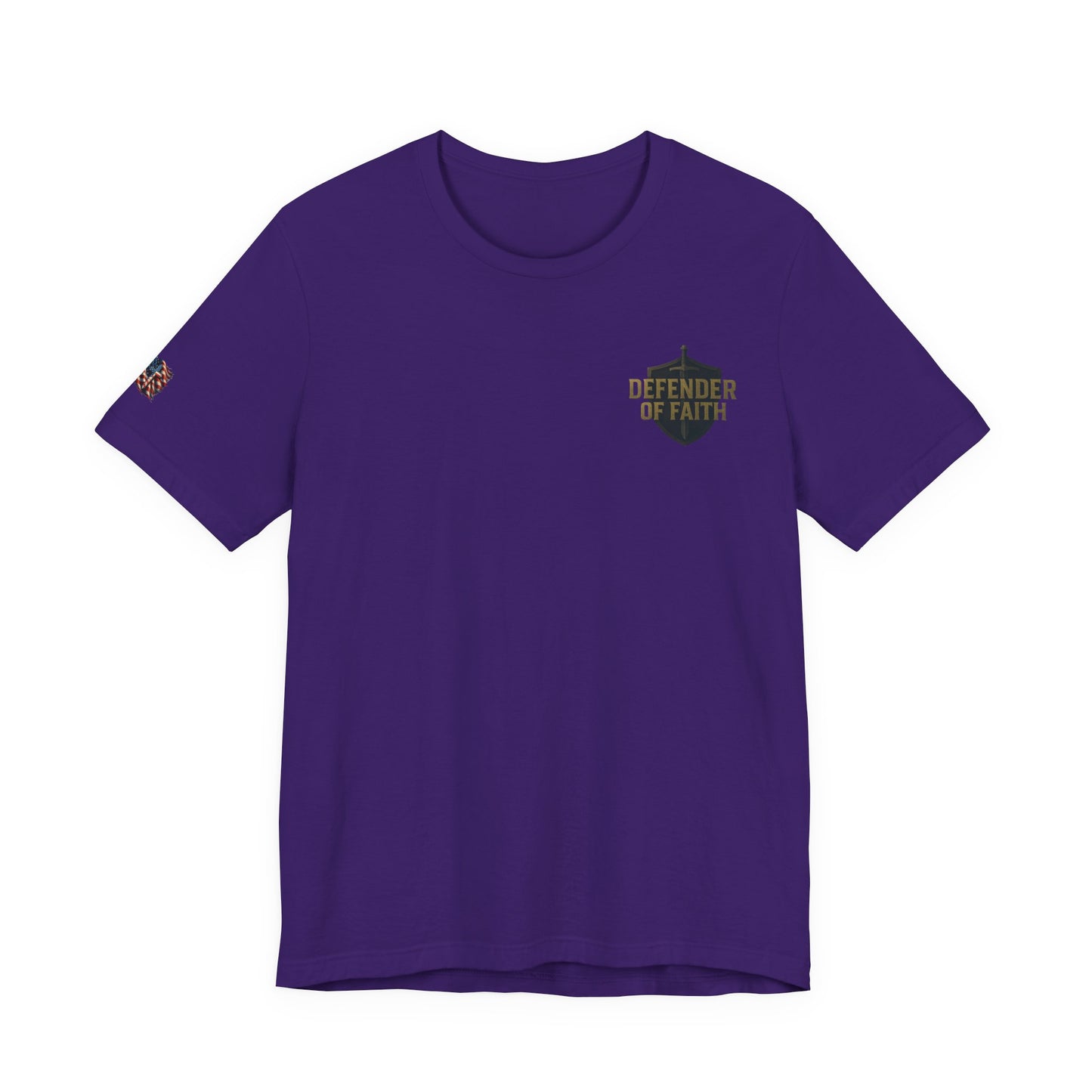 Psalm 144:1 'Defender of Faith' T-Shirt — Christian Scripture Tee