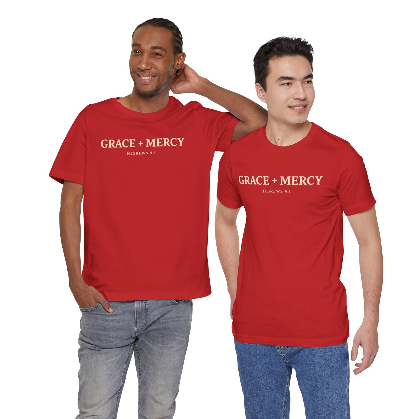 Grace + Mercy Graphic T-Shirt — Faith-Inspired Christian Tee
