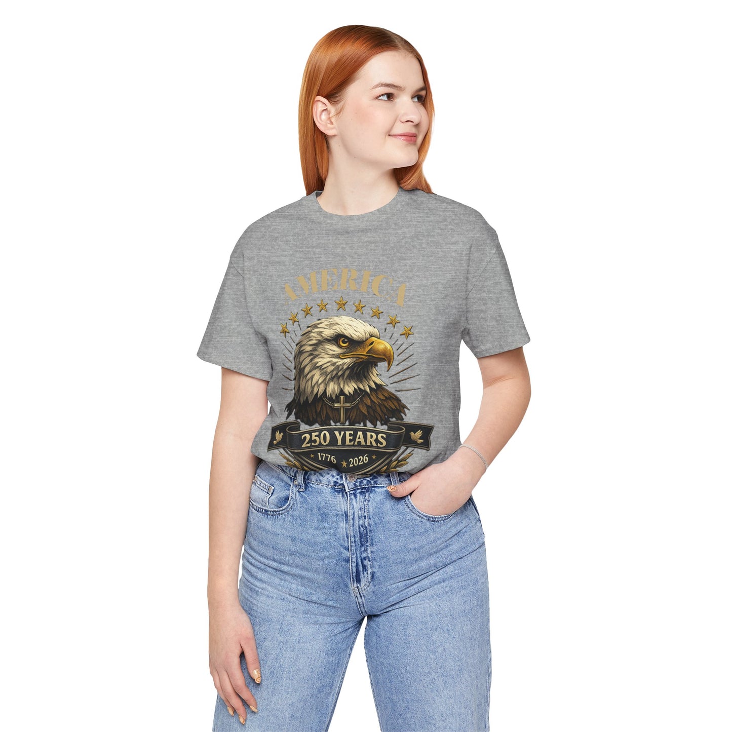 America 250th Anniversary Eagle T-Shirt — 1776–2026 Patriotic Tee