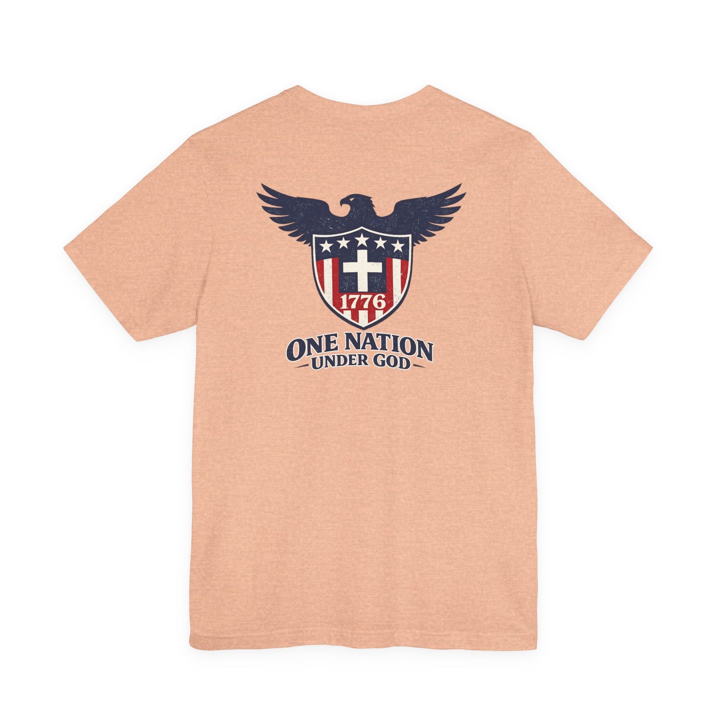 Patriotic Eagle 1776 T-Shirt — One Nation Under God Tee