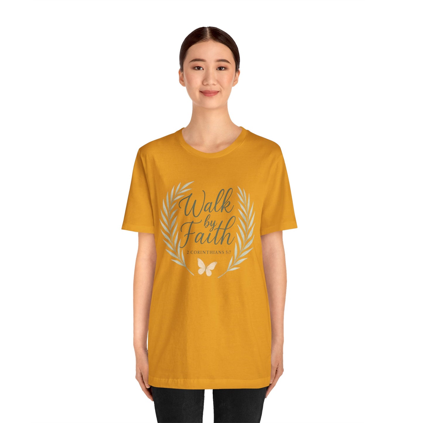 Walk by Faith T-Shirt — Inspirational Christian Tee (2 Corinthians)
