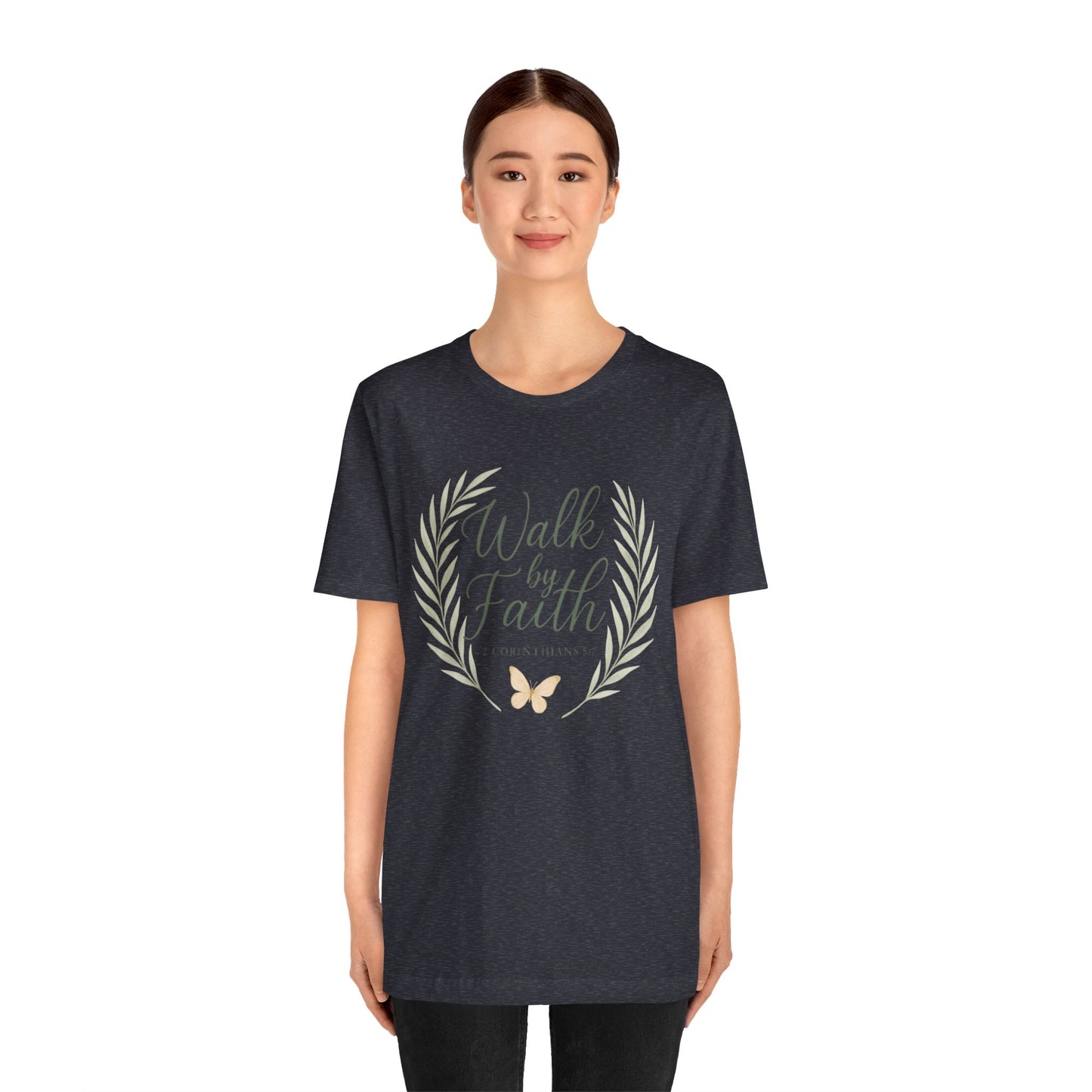 Walk by Faith T-Shirt — Inspirational Christian Tee (2 Corinthians)