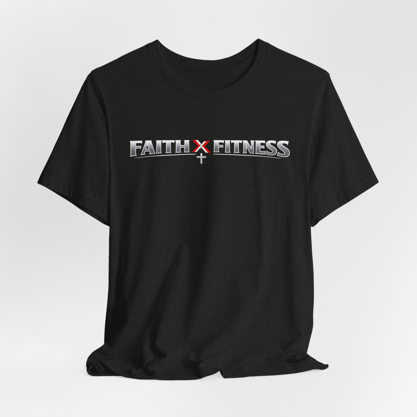 Faith x Fitness T-Shirt — Inspirational Workout Tee