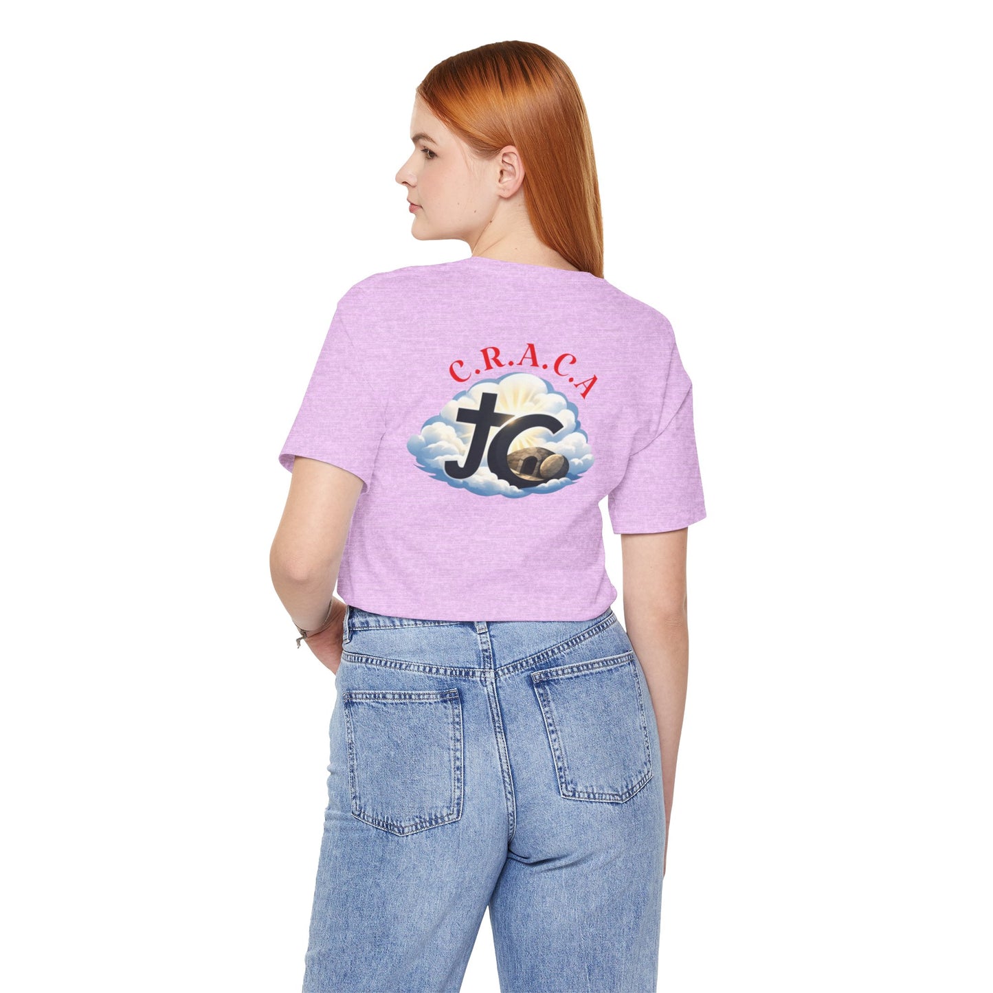 Christian JC Cross Tee — CRACA (Crucified.Risen.And.Coming.Again) Graphic T‑Shirt