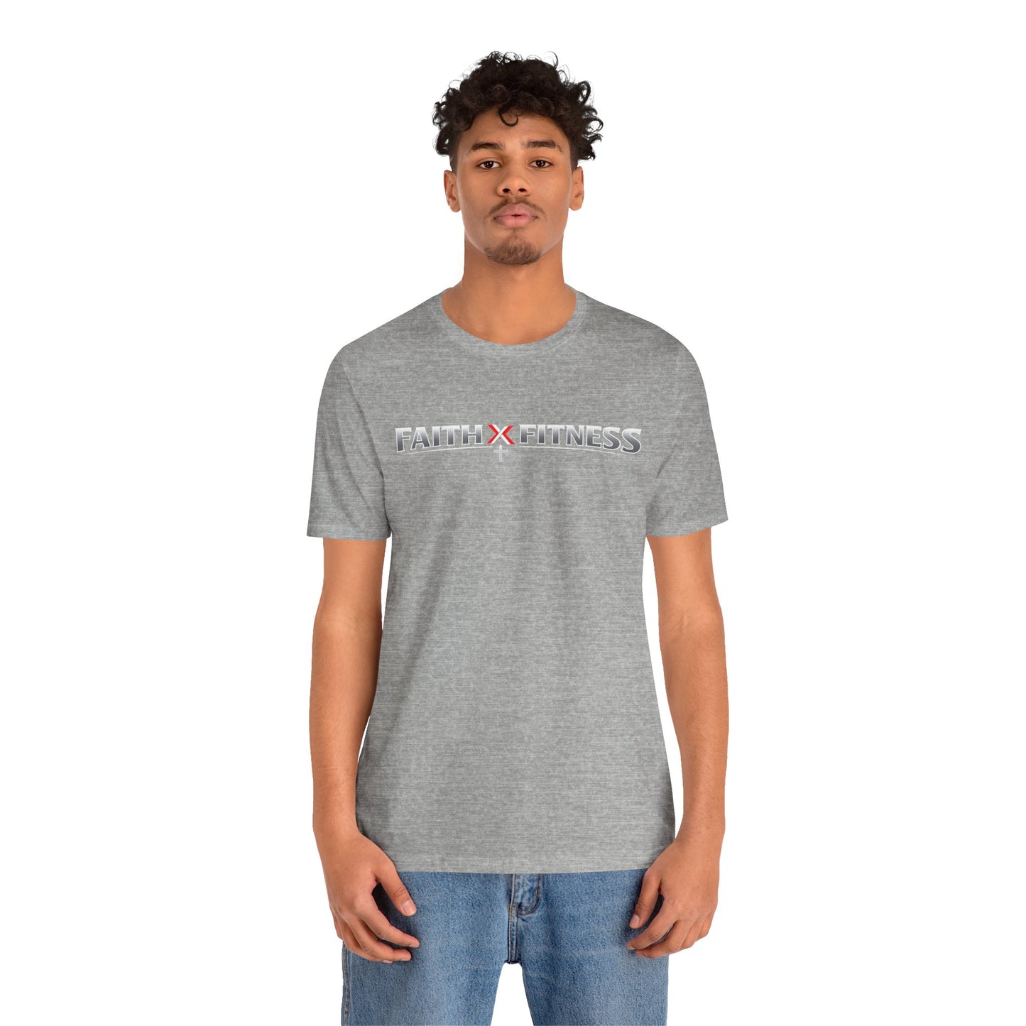 Faith x Fitness T-Shirt — Inspirational Workout Tee