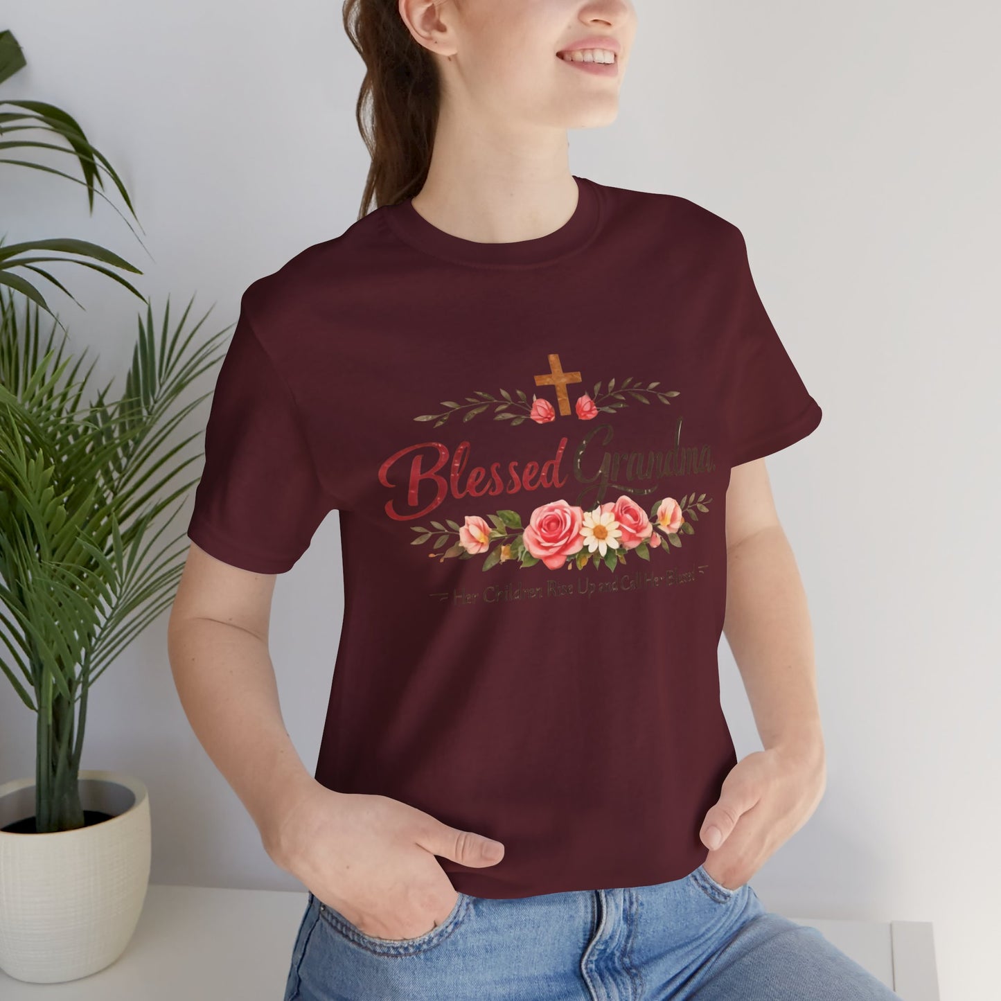 Blessed Grandma Floral Tee