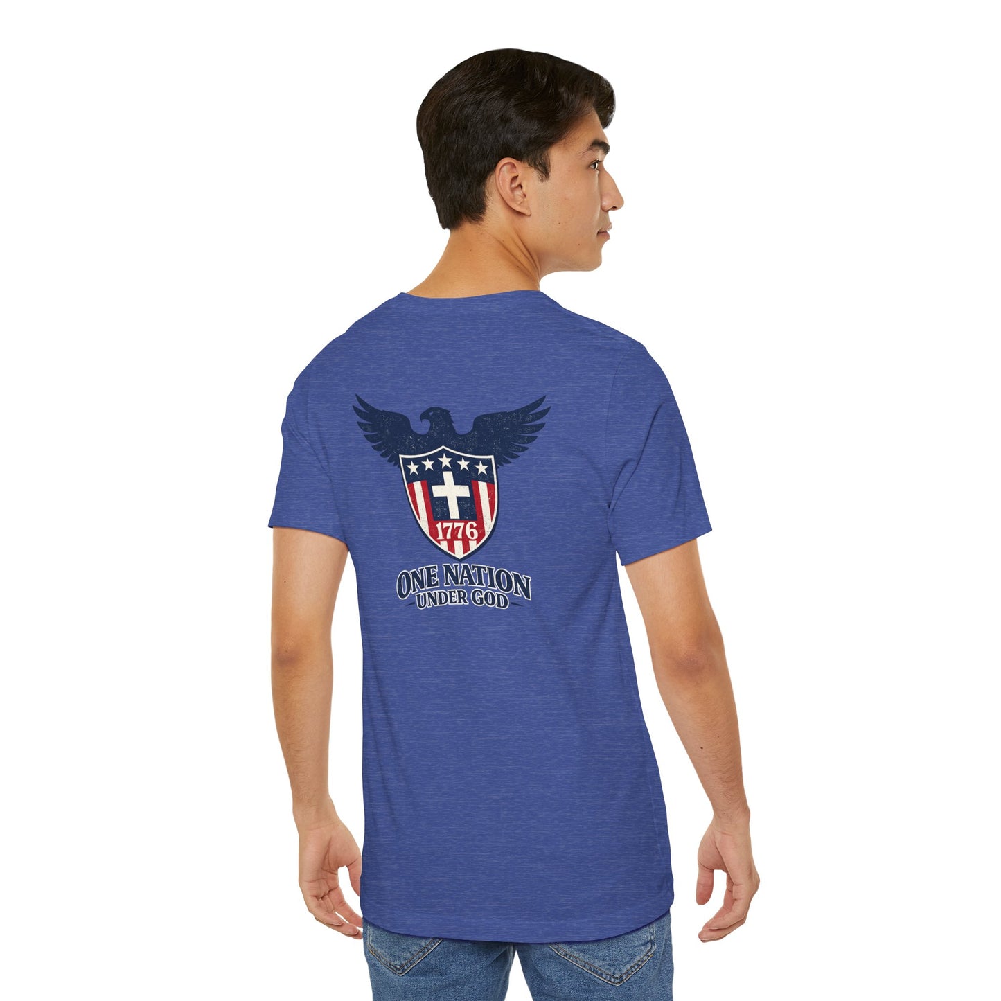 Patriotic Eagle 1776 T-Shirt — One Nation Under God Tee