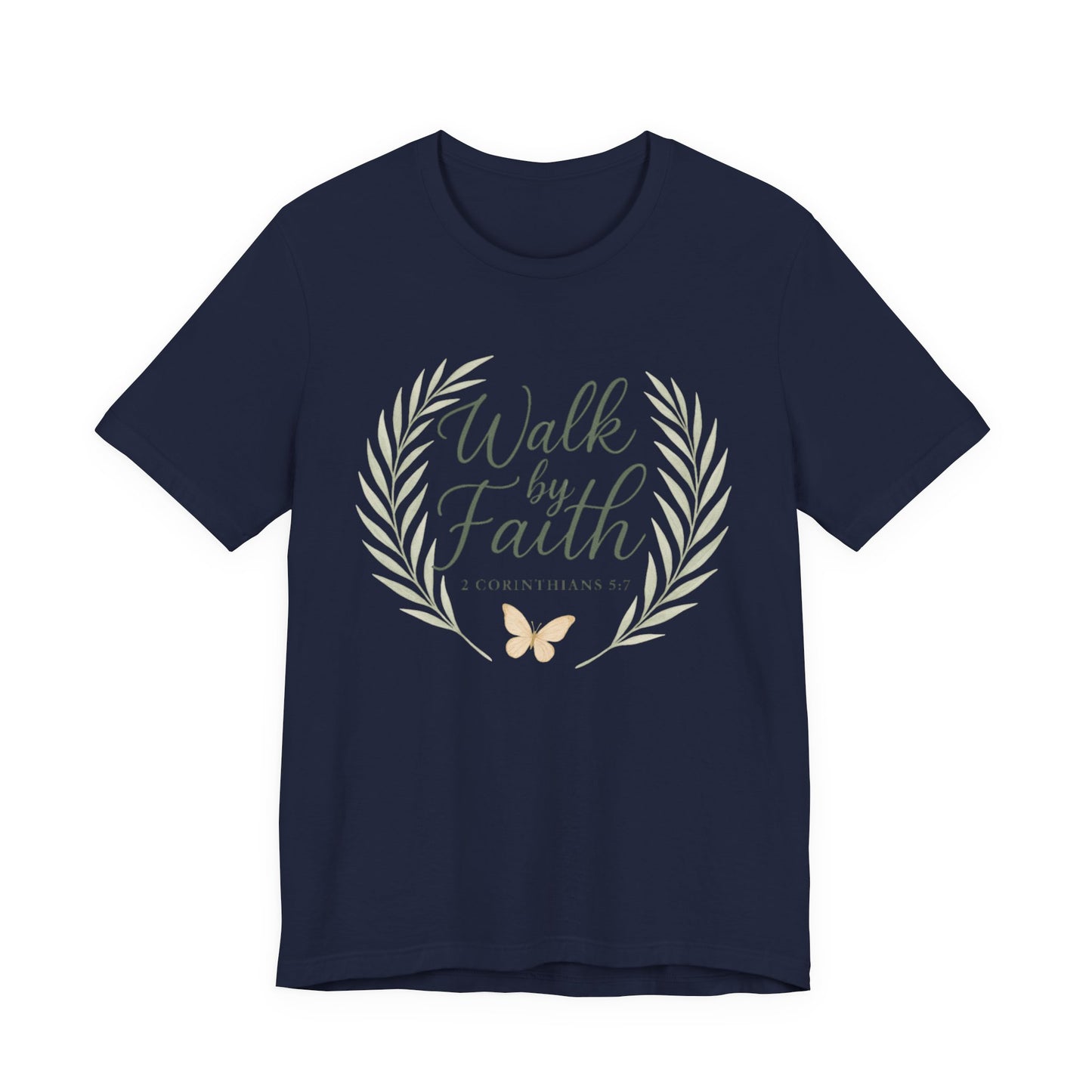 Walk by Faith T-Shirt — Inspirational Christian Tee (2 Corinthians)