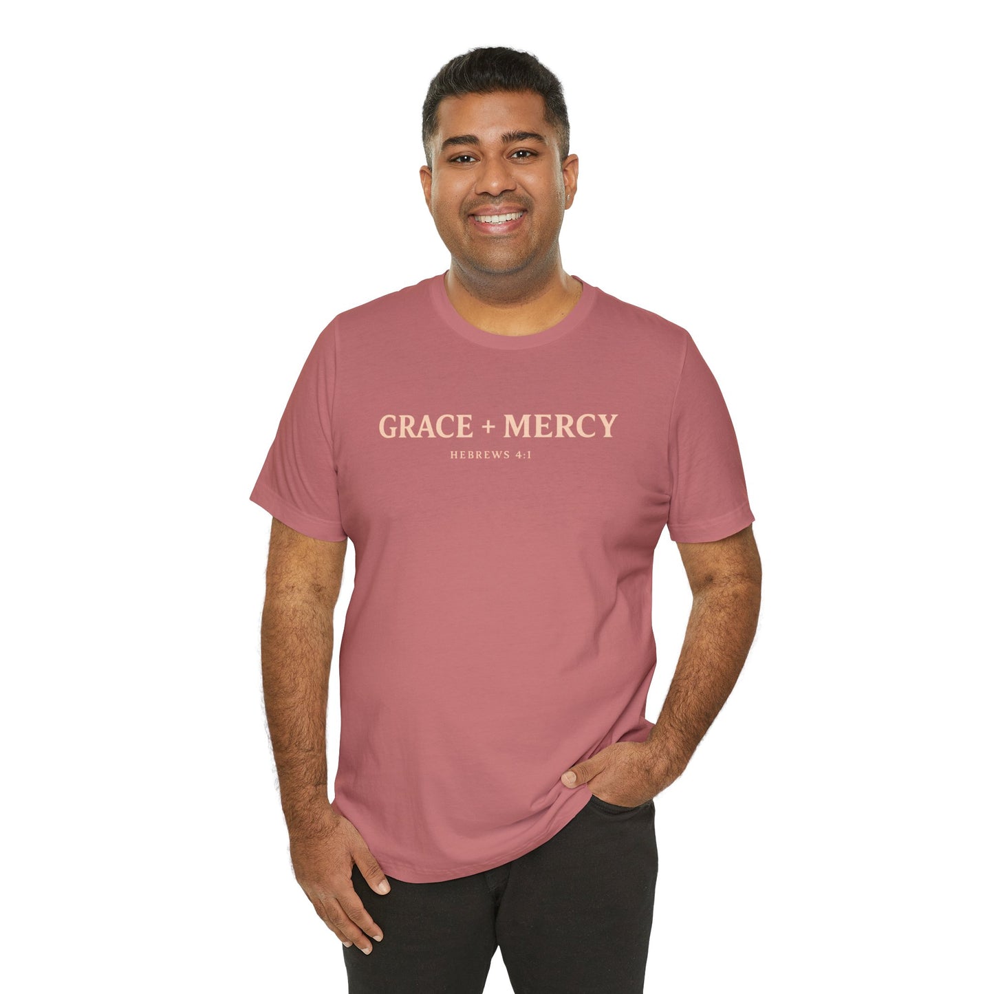 Grace + Mercy Graphic T-Shirt — Faith-Inspired Christian Tee