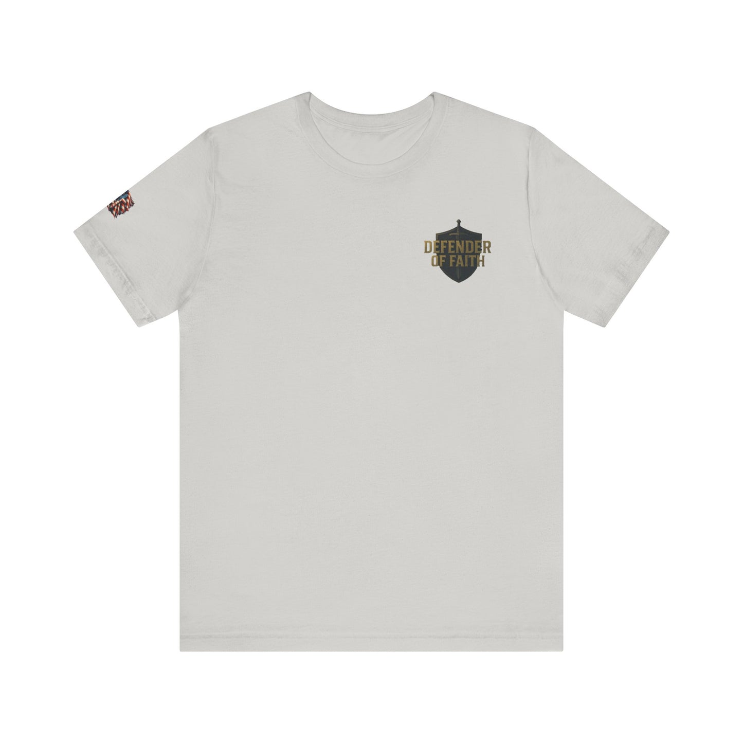 Psalm 144:1 'Defender of Faith' T-Shirt — Christian Scripture Tee