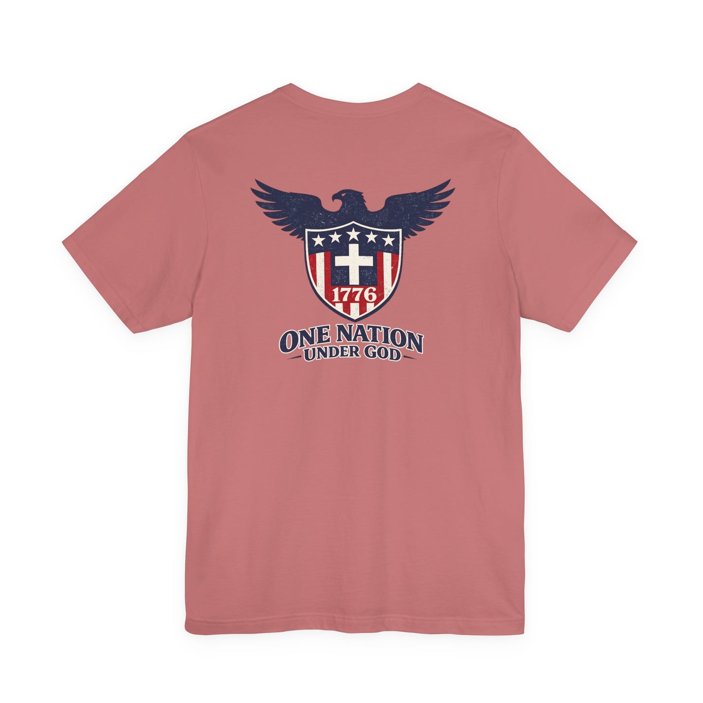 Patriotic Eagle 1776 T-Shirt — One Nation Under God Tee