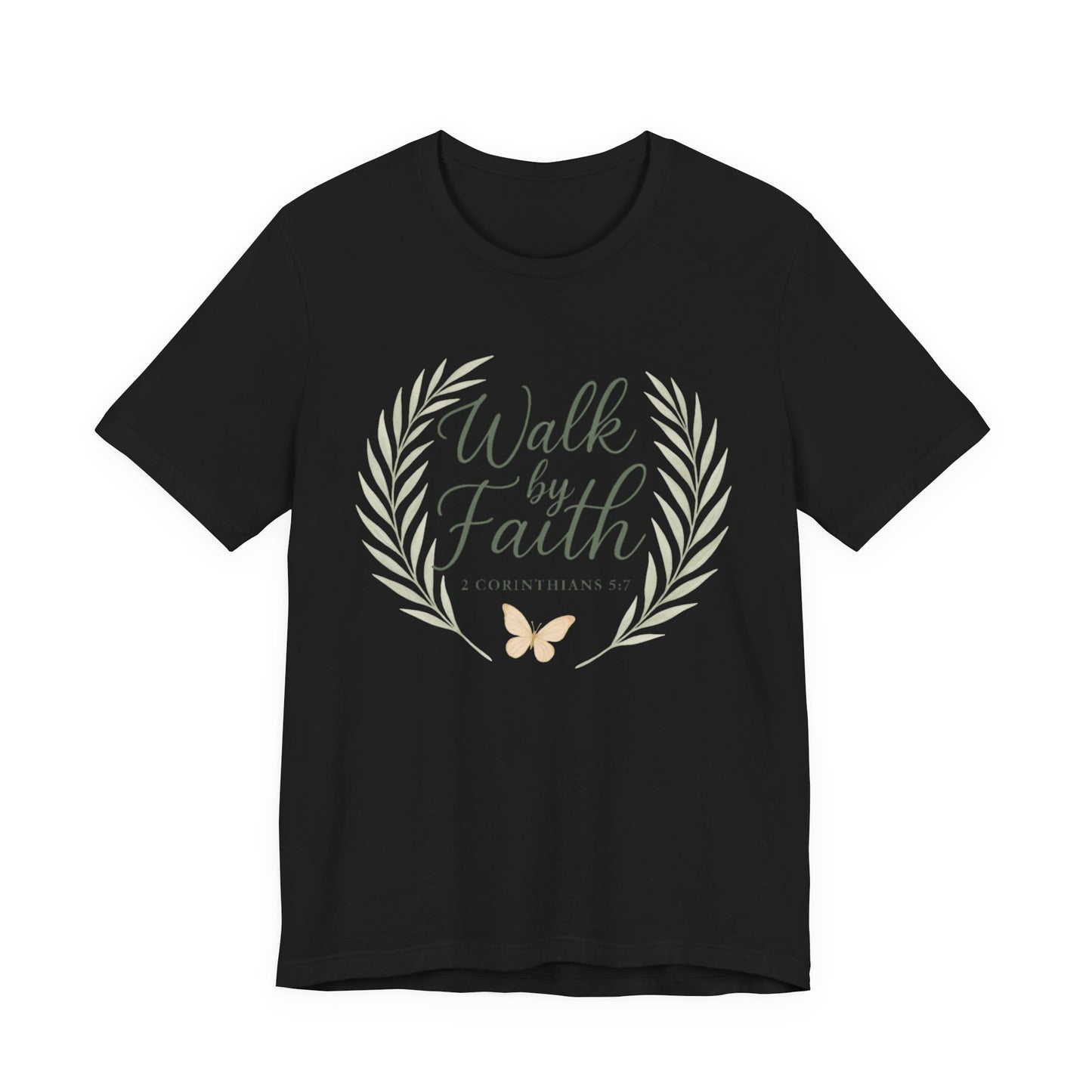 Walk by Faith T-Shirt — Inspirational Christian Tee (2 Corinthians)
