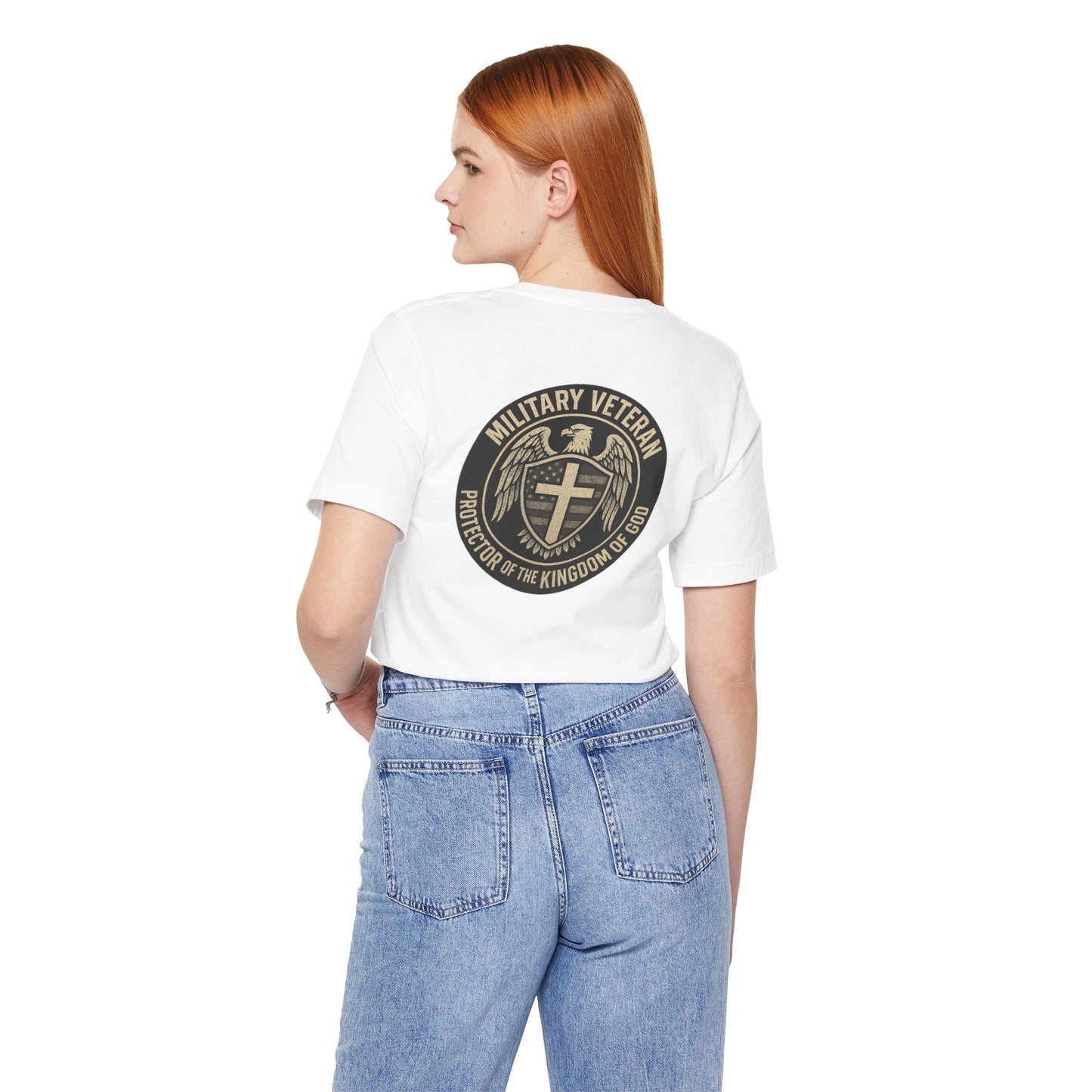 Veteran Protector Tee — "Military Veteran Protector of the Kingdom of God"