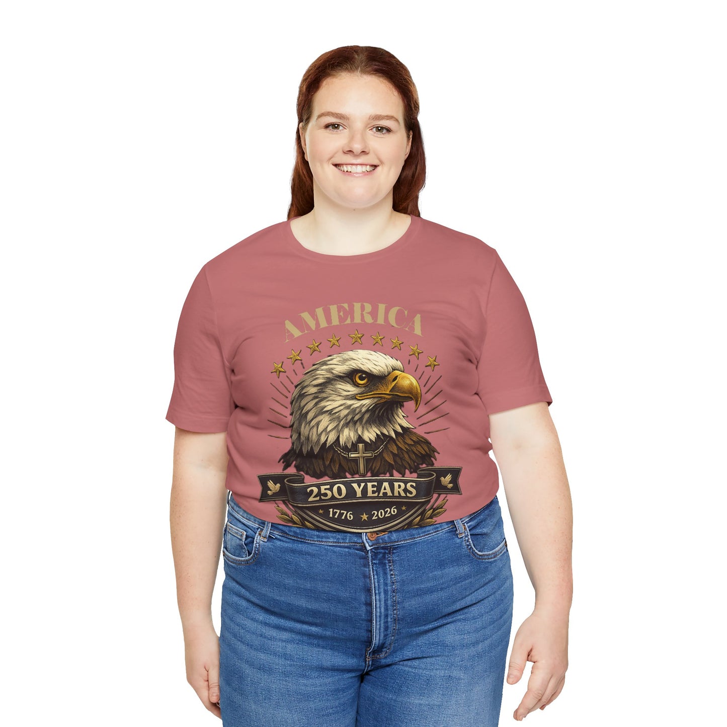 America 250th Anniversary Eagle T-Shirt — 1776–2026 Patriotic Tee