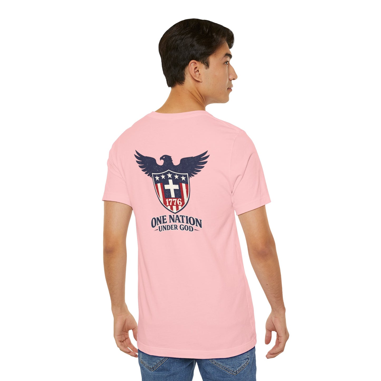 Patriotic Eagle 1776 T-Shirt — One Nation Under God Tee
