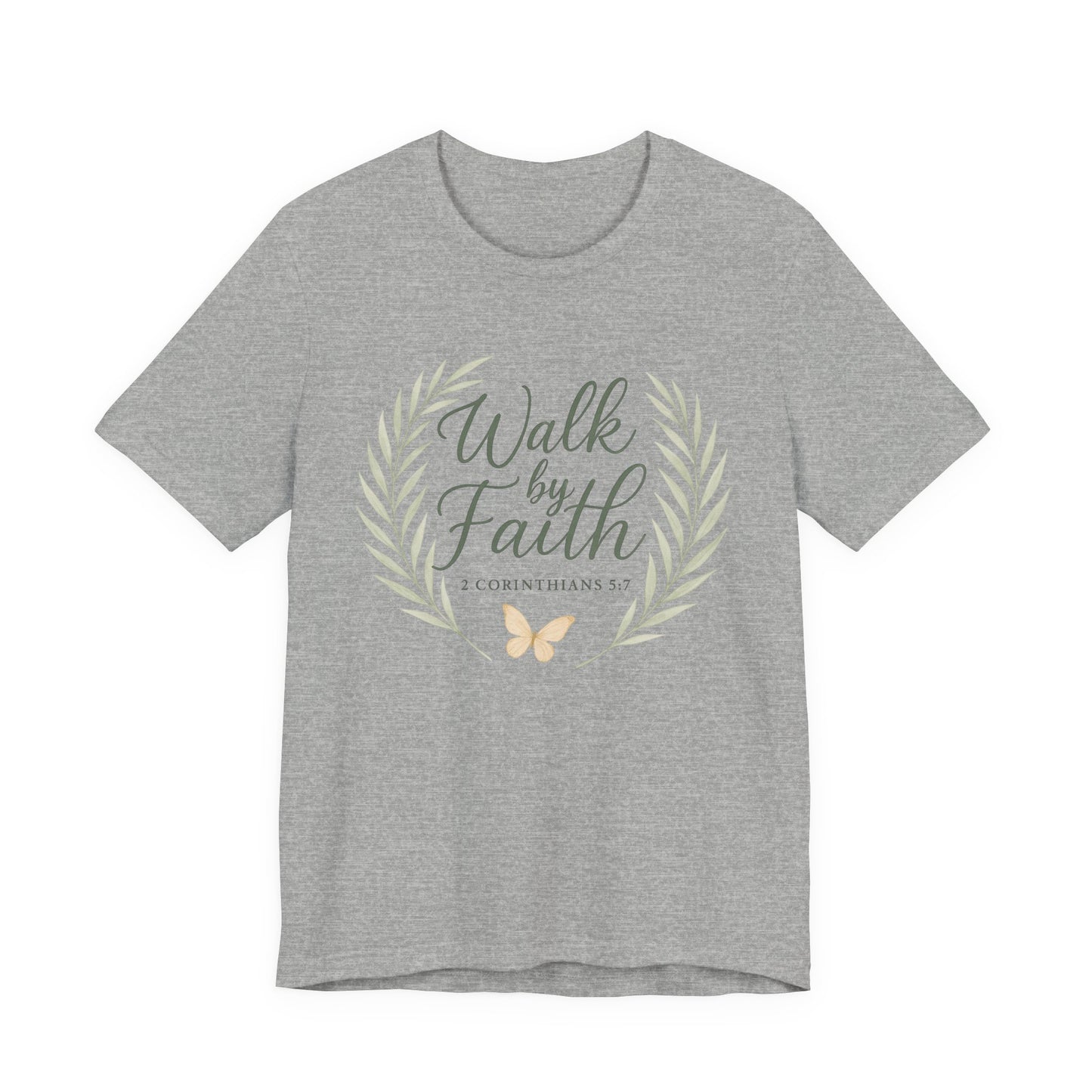 Walk by Faith T-Shirt — Inspirational Christian Tee (2 Corinthians)