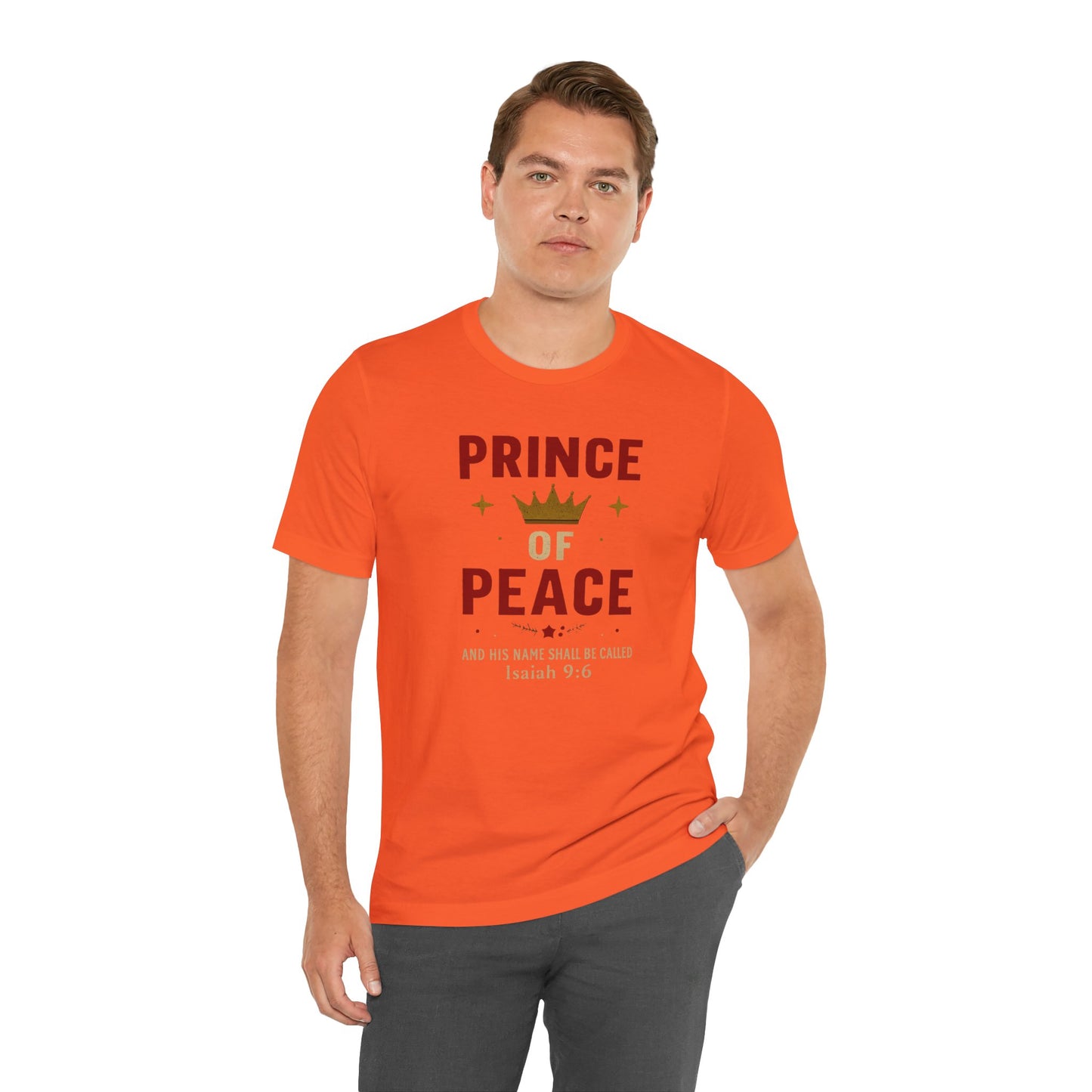 Prince of Peace Isaiah 9:6 T-Shirt — Bible Verse Christian Tee