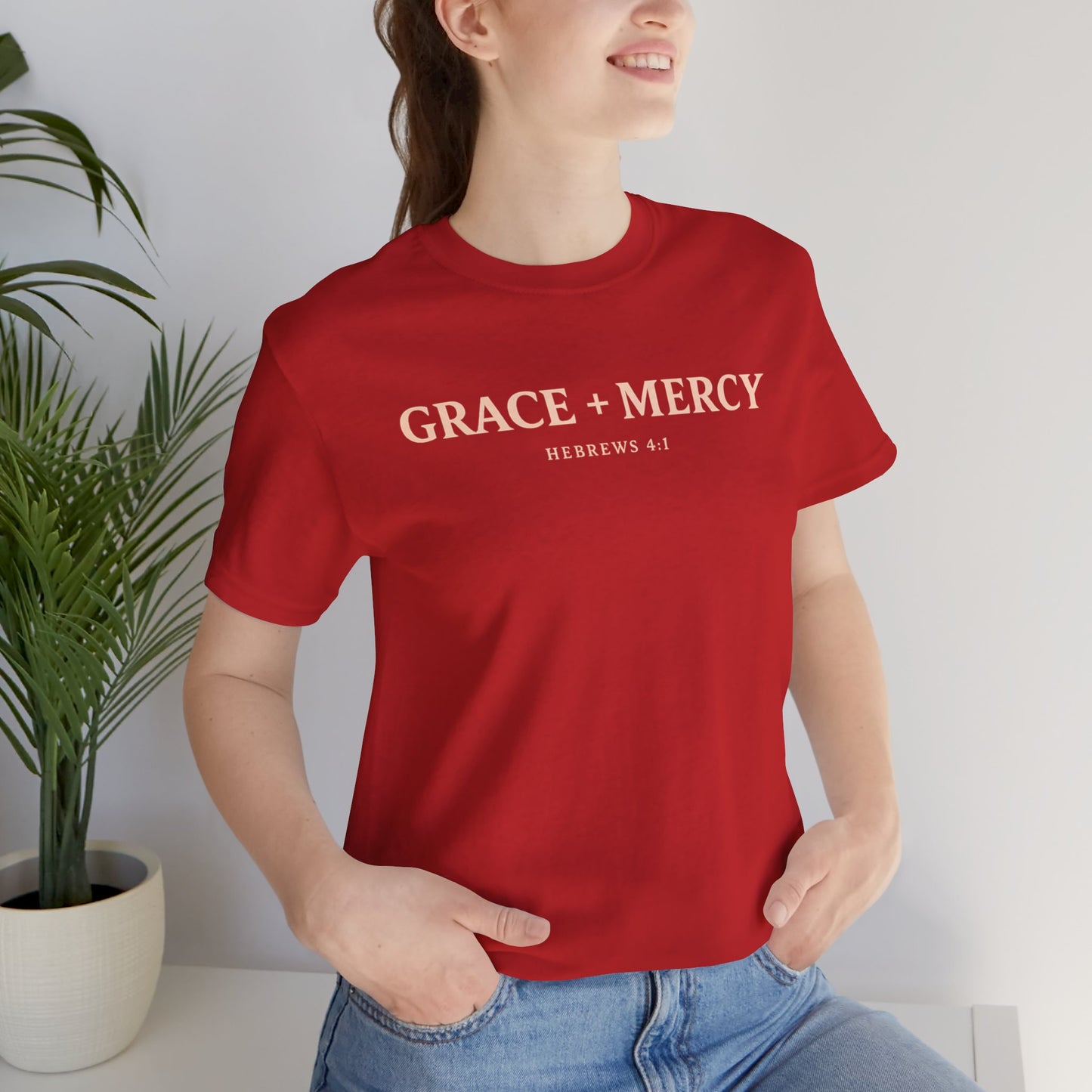 Grace + Mercy Graphic T-Shirt — Faith-Inspired Christian Tee
