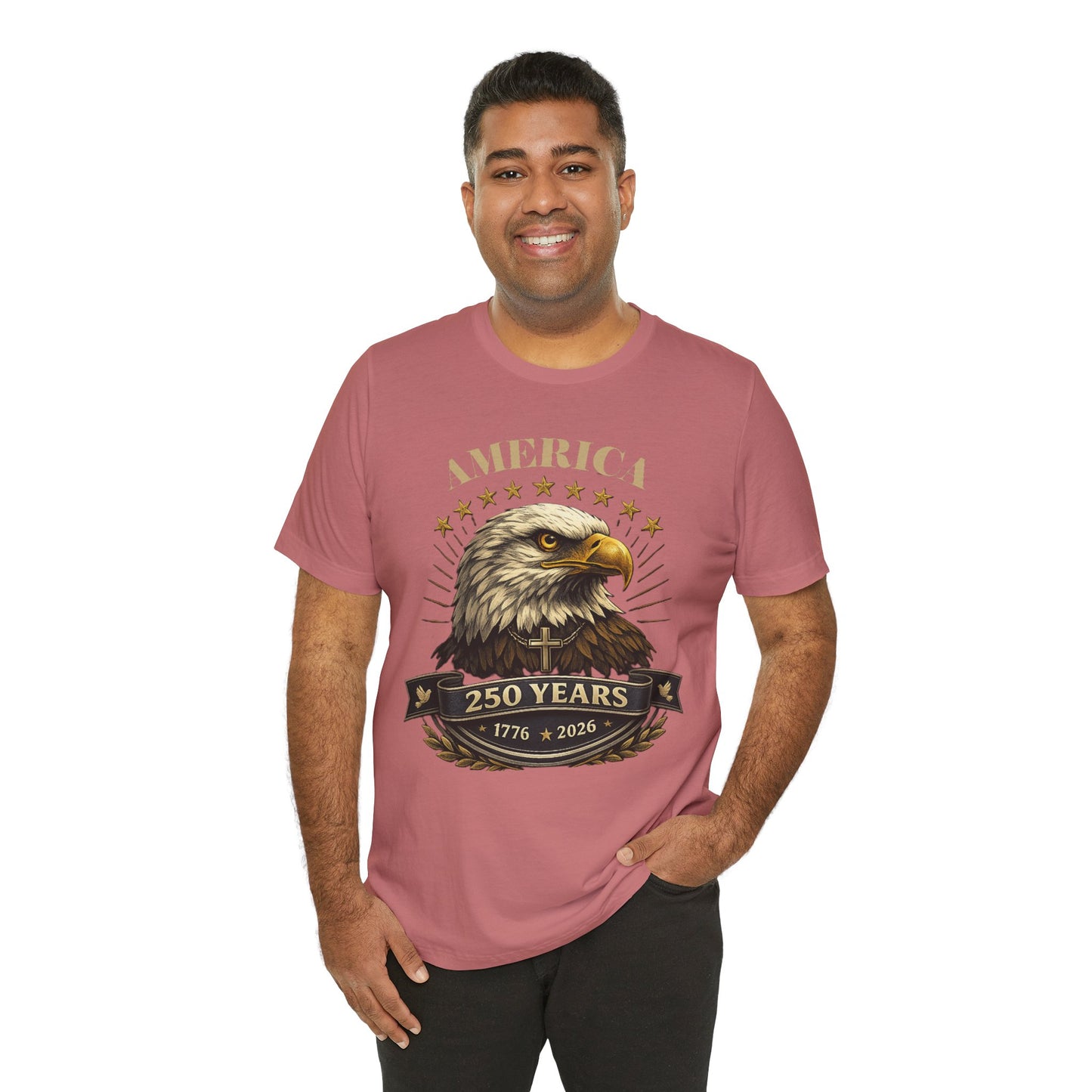 America 250th Anniversary Eagle T-Shirt — 1776–2026 Patriotic Tee
