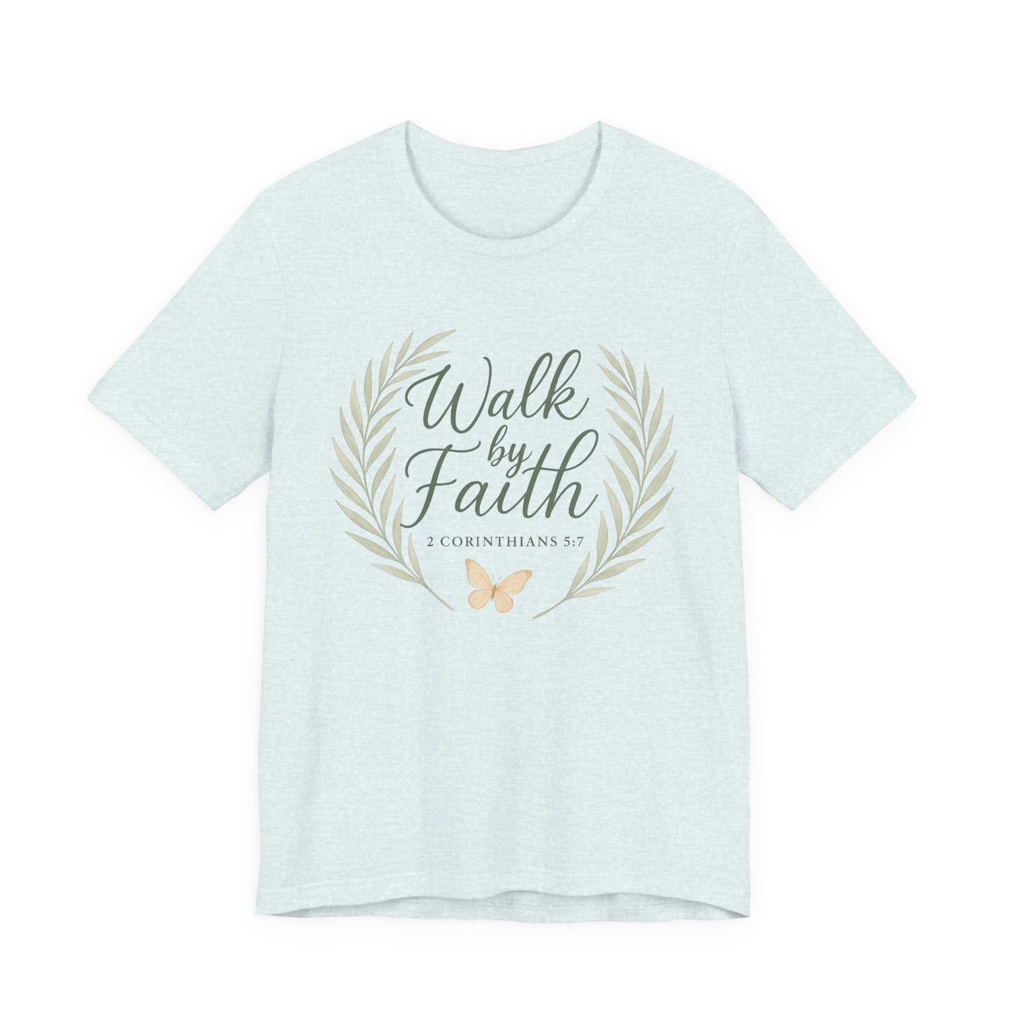 Walk by Faith T-Shirt — Inspirational Christian Tee (2 Corinthians)