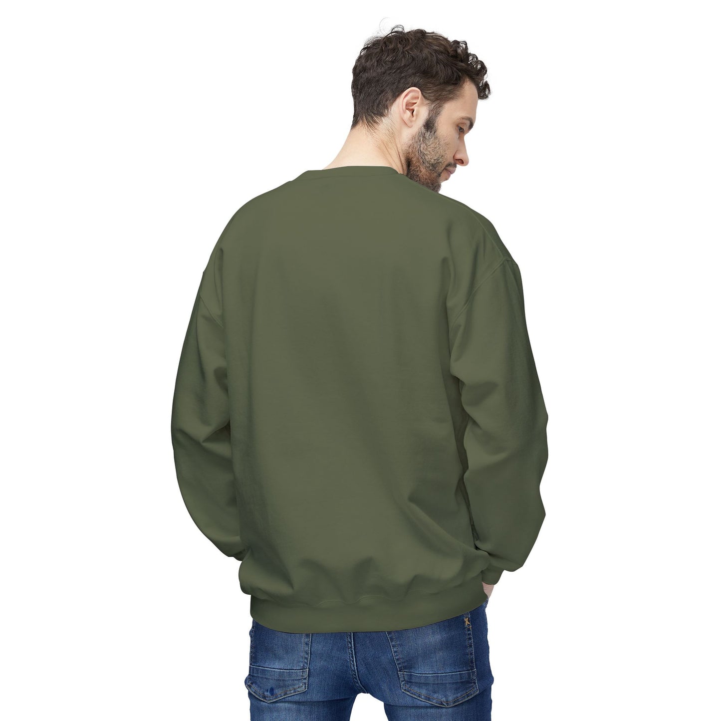 Christian Sweatshirt with Bible Verse Psalm 27:4