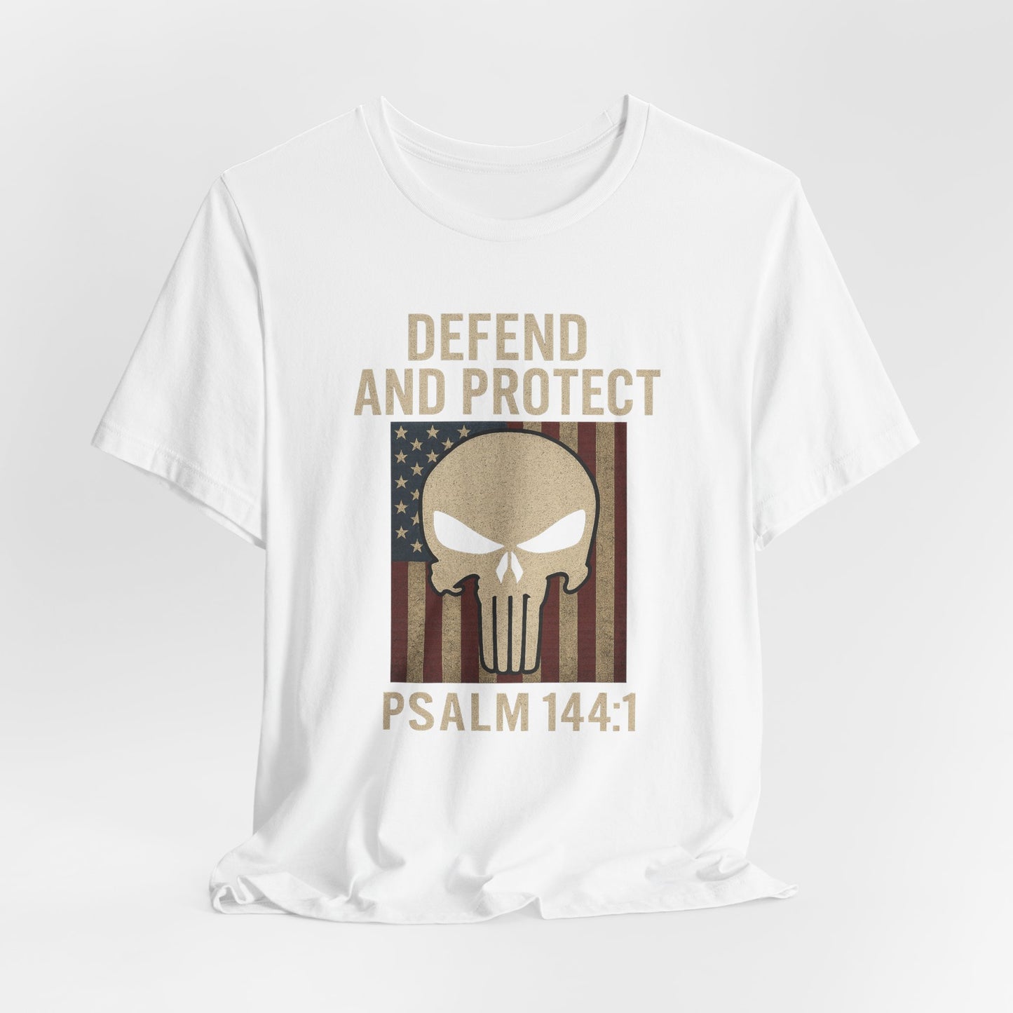 Defend and Protect Bible Verse Psalm 144:1 T-Shirt