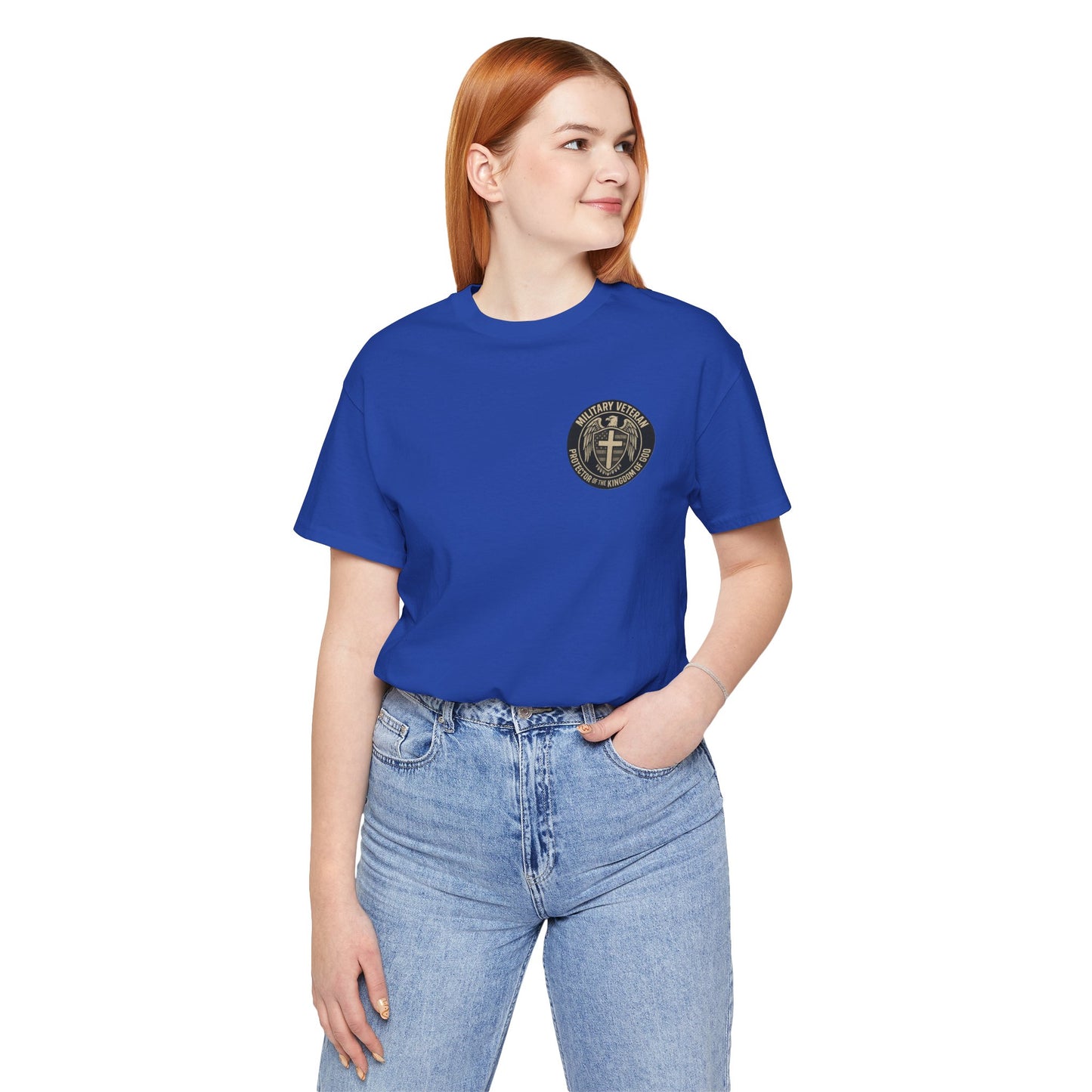 Veteran Protector Tee — "Military Veteran Protector of the Kingdom of God"