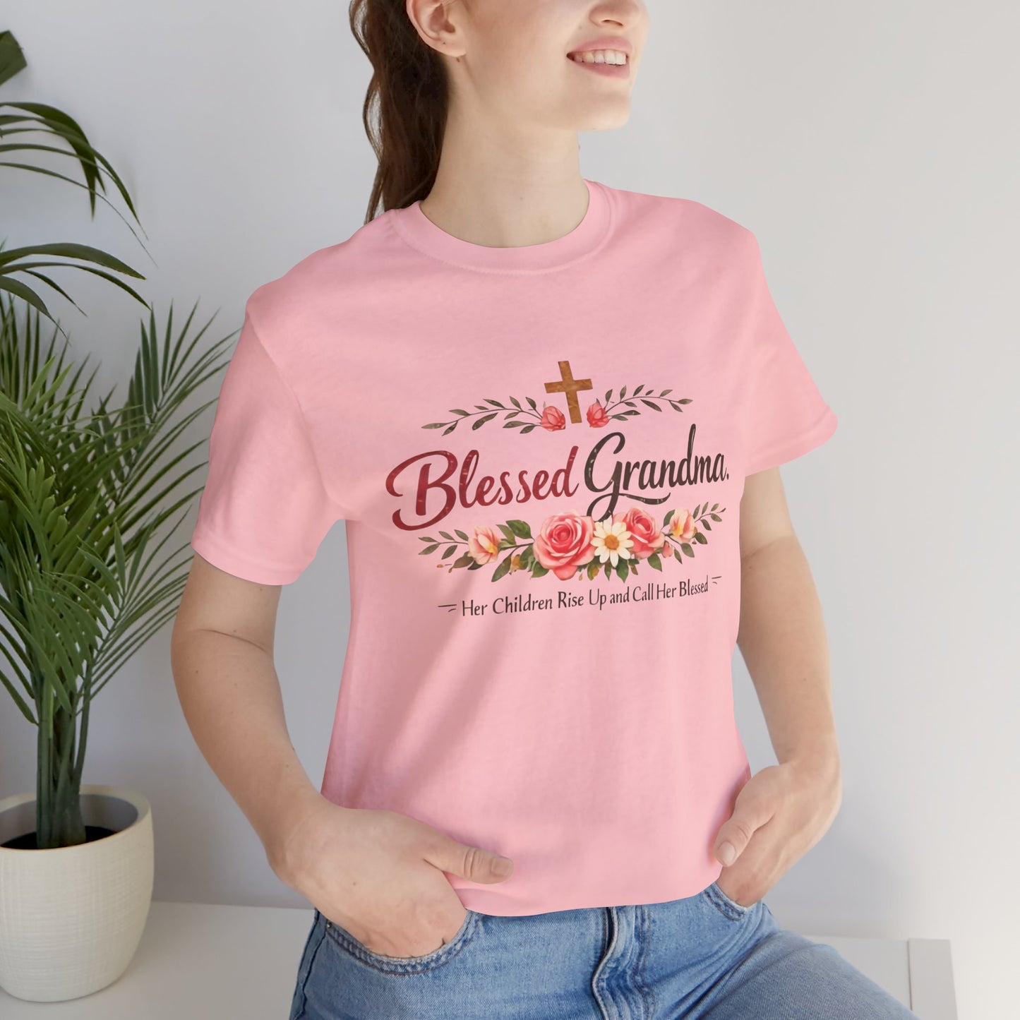 Blessed Grandma Floral Tee
