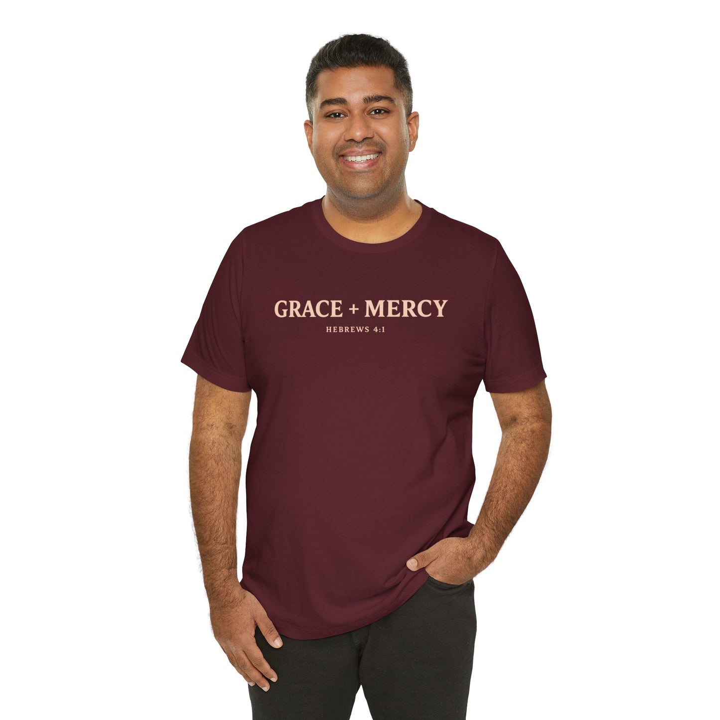 Grace + Mercy Graphic T-Shirt — Faith-Inspired Christian Tee