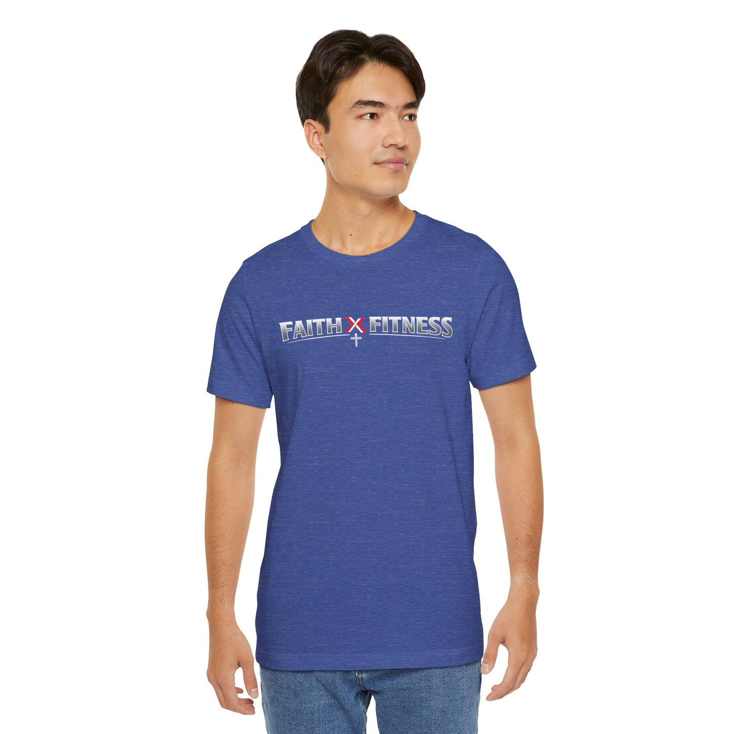 Faith x Fitness T-Shirt — Inspirational Workout Tee