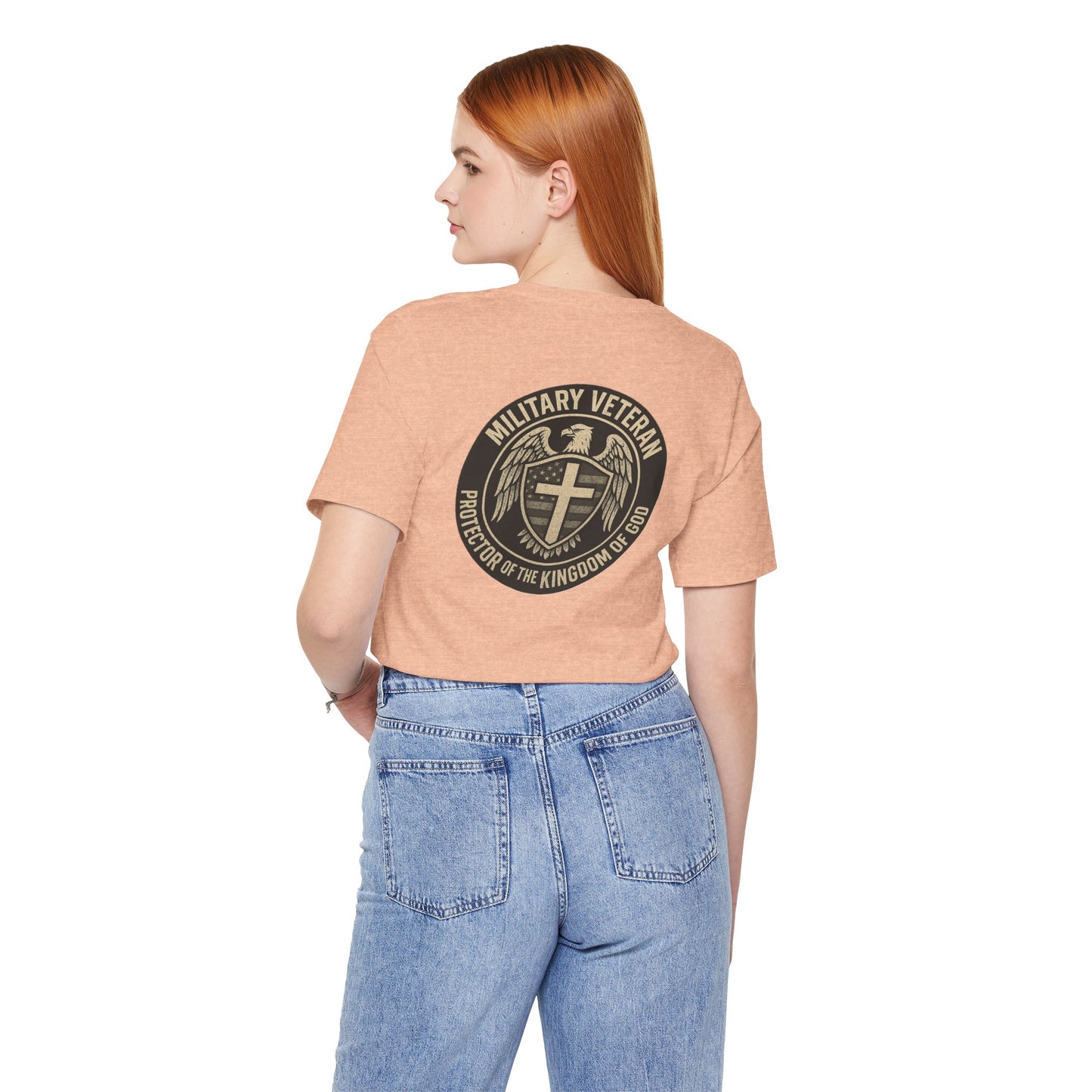 Veteran Protector Tee — "Military Veteran Protector of the Kingdom of God"