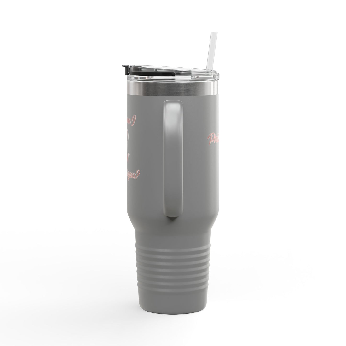 Travel Mug - "How can I pray for you" with Heart and Praying Hands Design